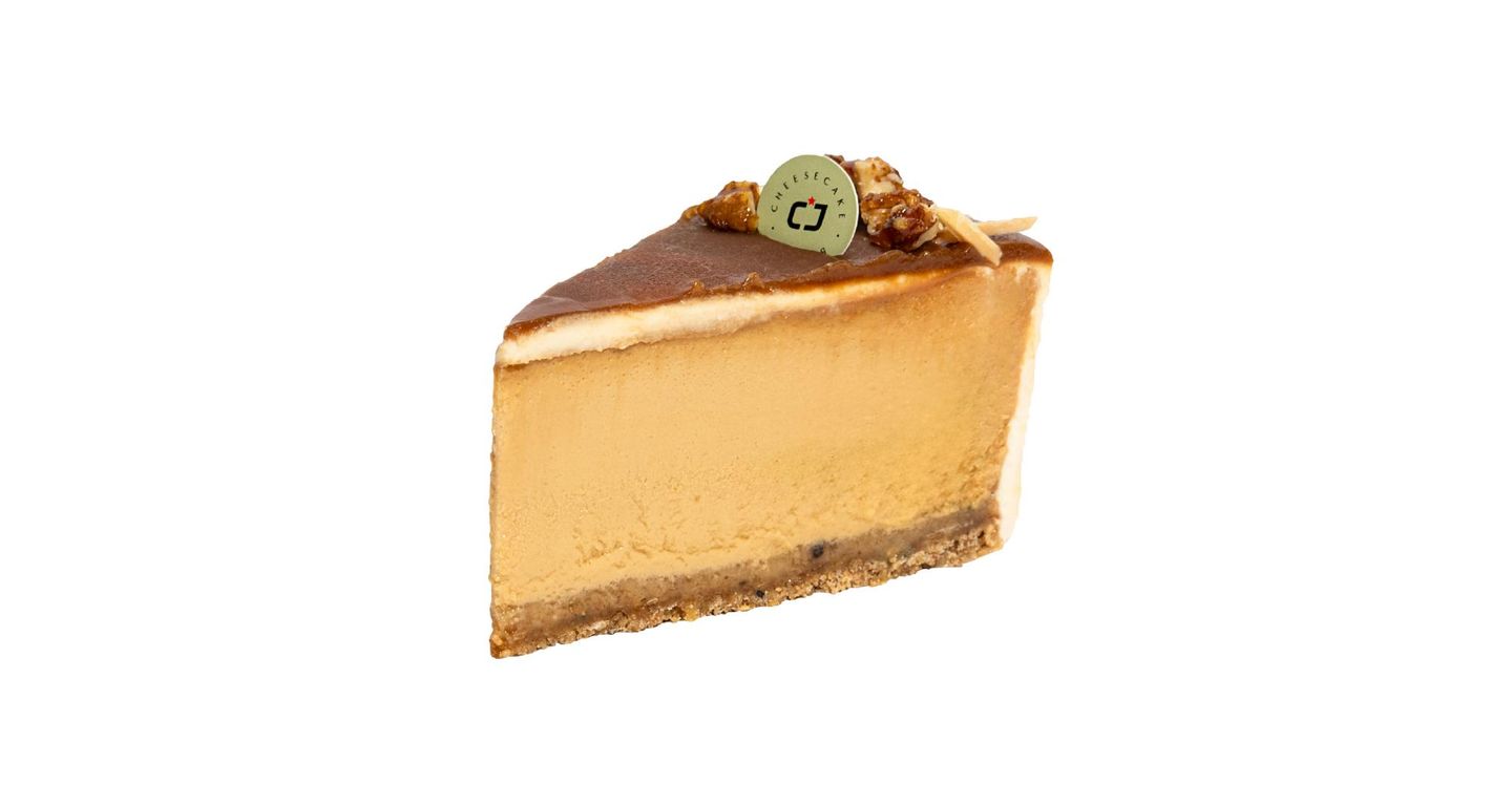 Salted Caramel Cheesecake Slice