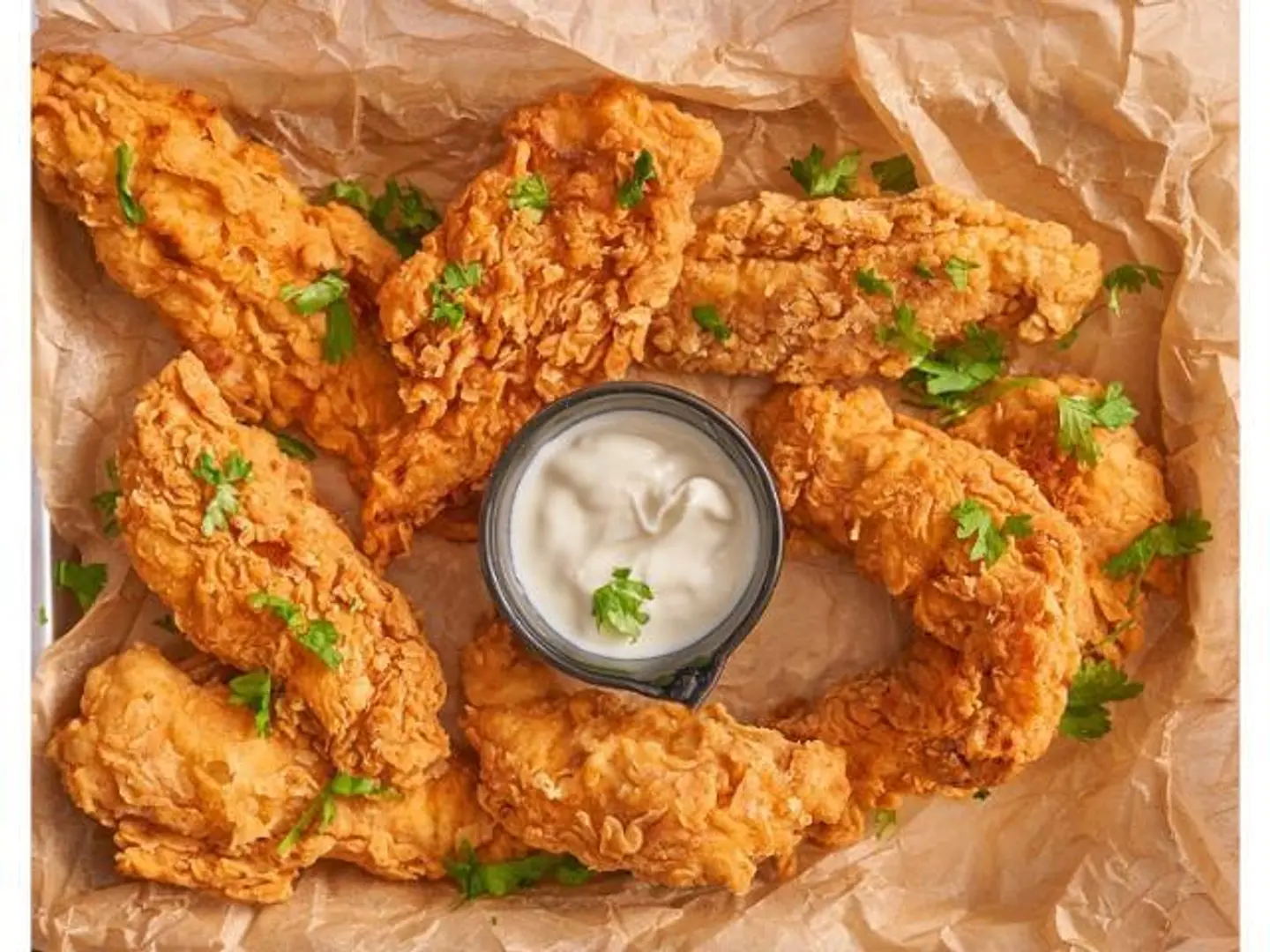 Round Chicken Fingers Meal