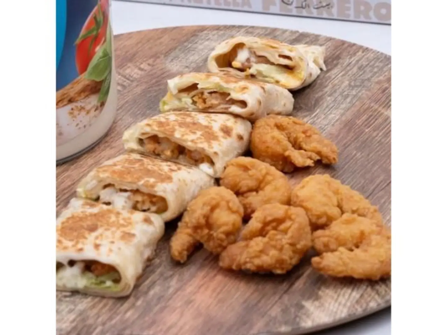 جمبري بالجبن والخس