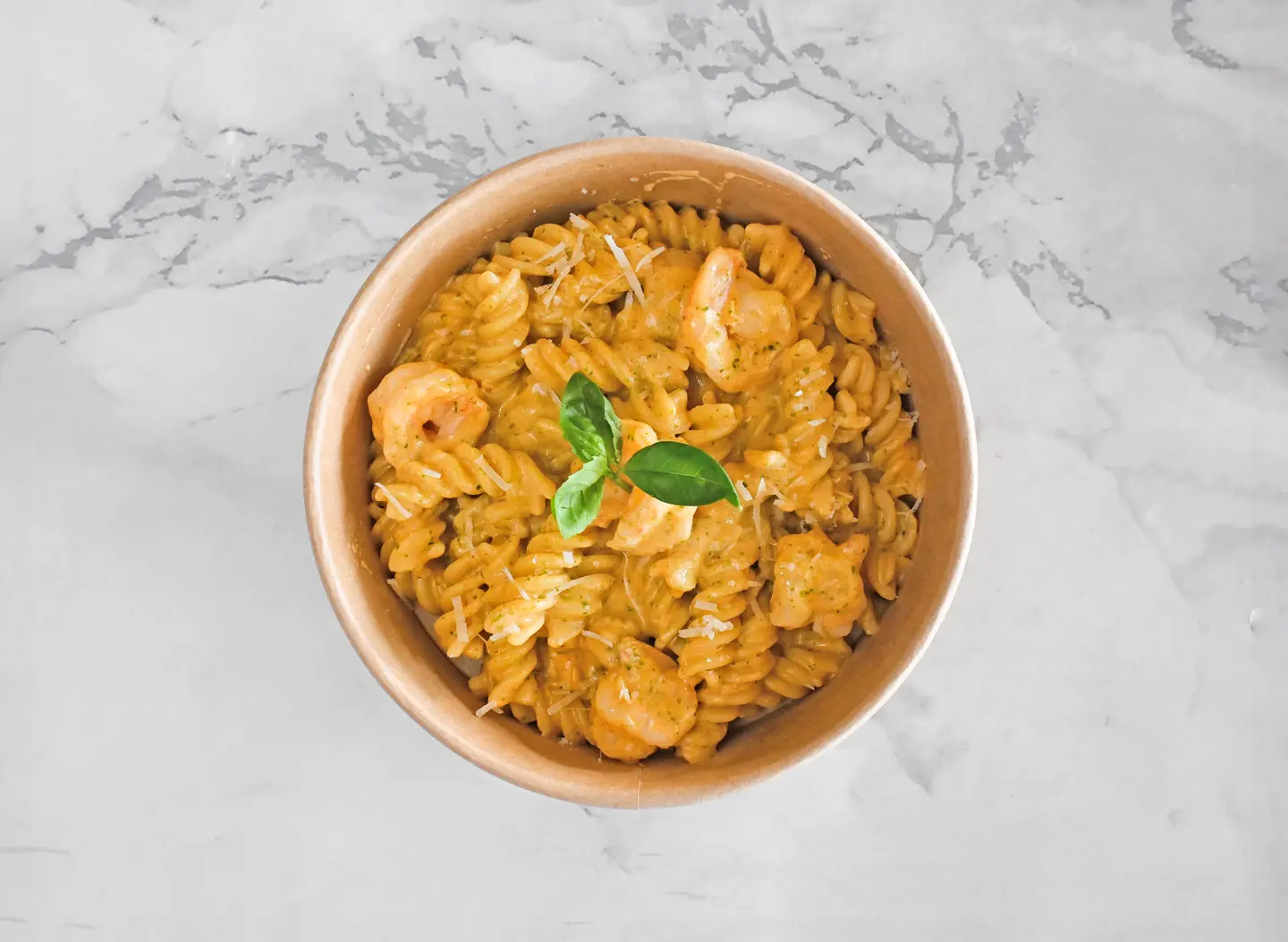 Cheesy Shrimp Pasta - Large Size