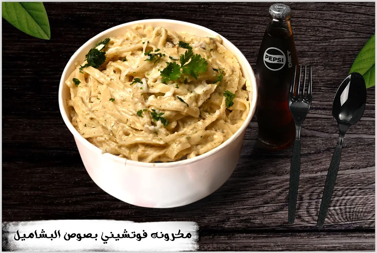 Fettuccine With Bechamel Sauce With Chicken
