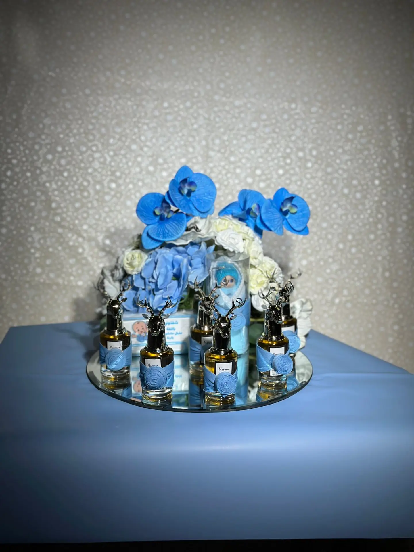 Perfume Arrangement With Roses