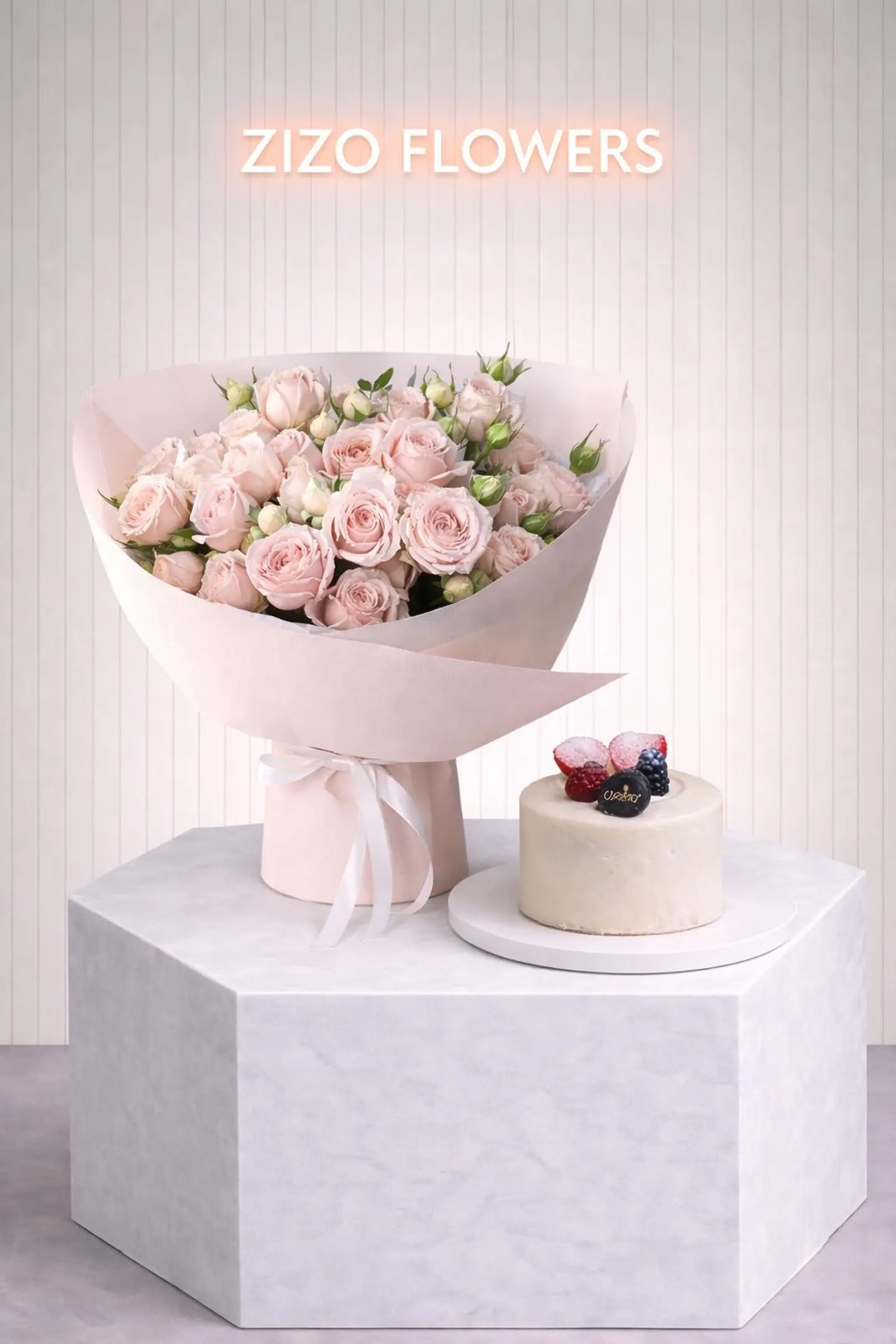 Rose With Kandera Cake 6