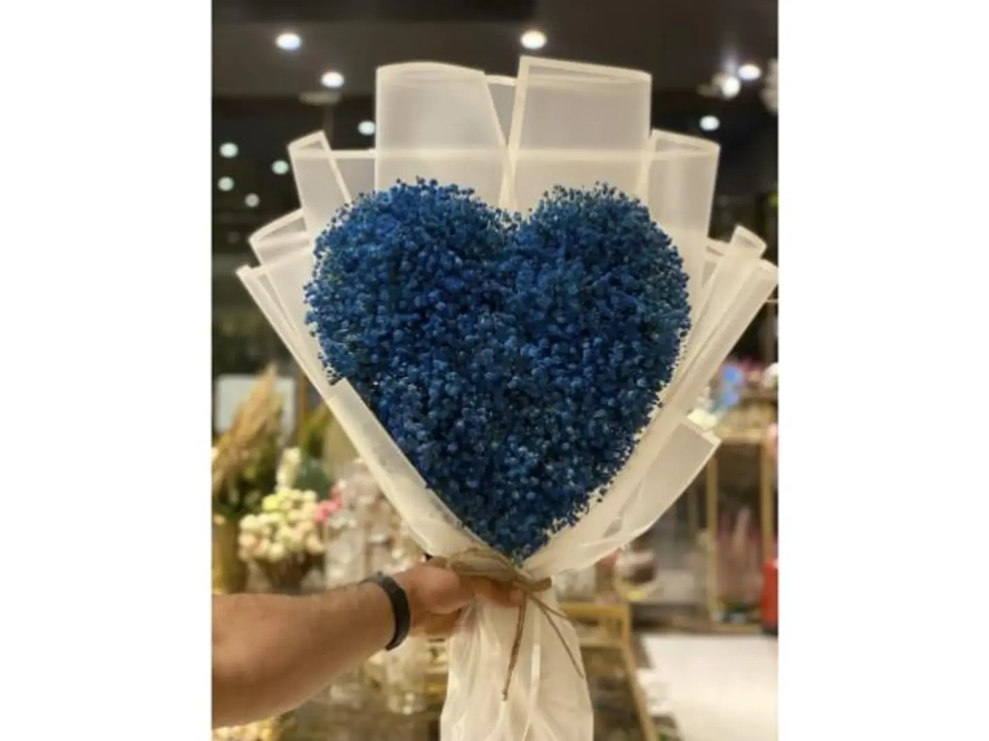 Blue Heart Bouquet