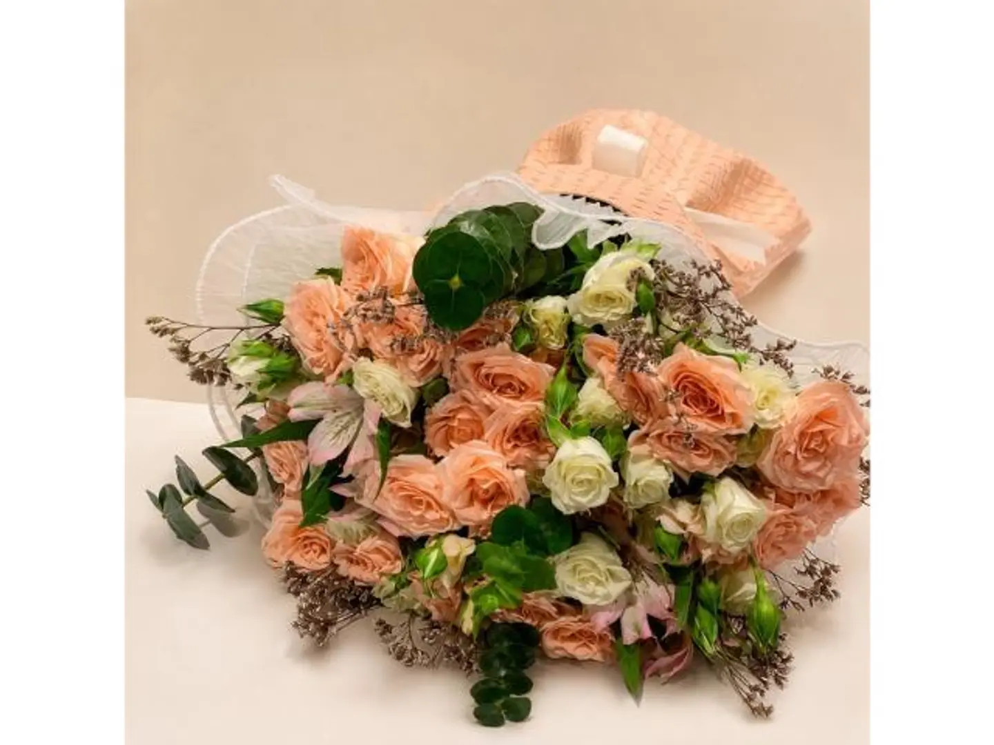 Pink Velvet Leather Bouquet