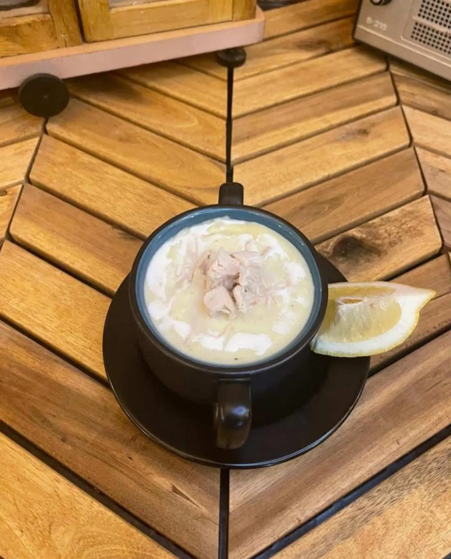 شوربة دجاج بالكريمة