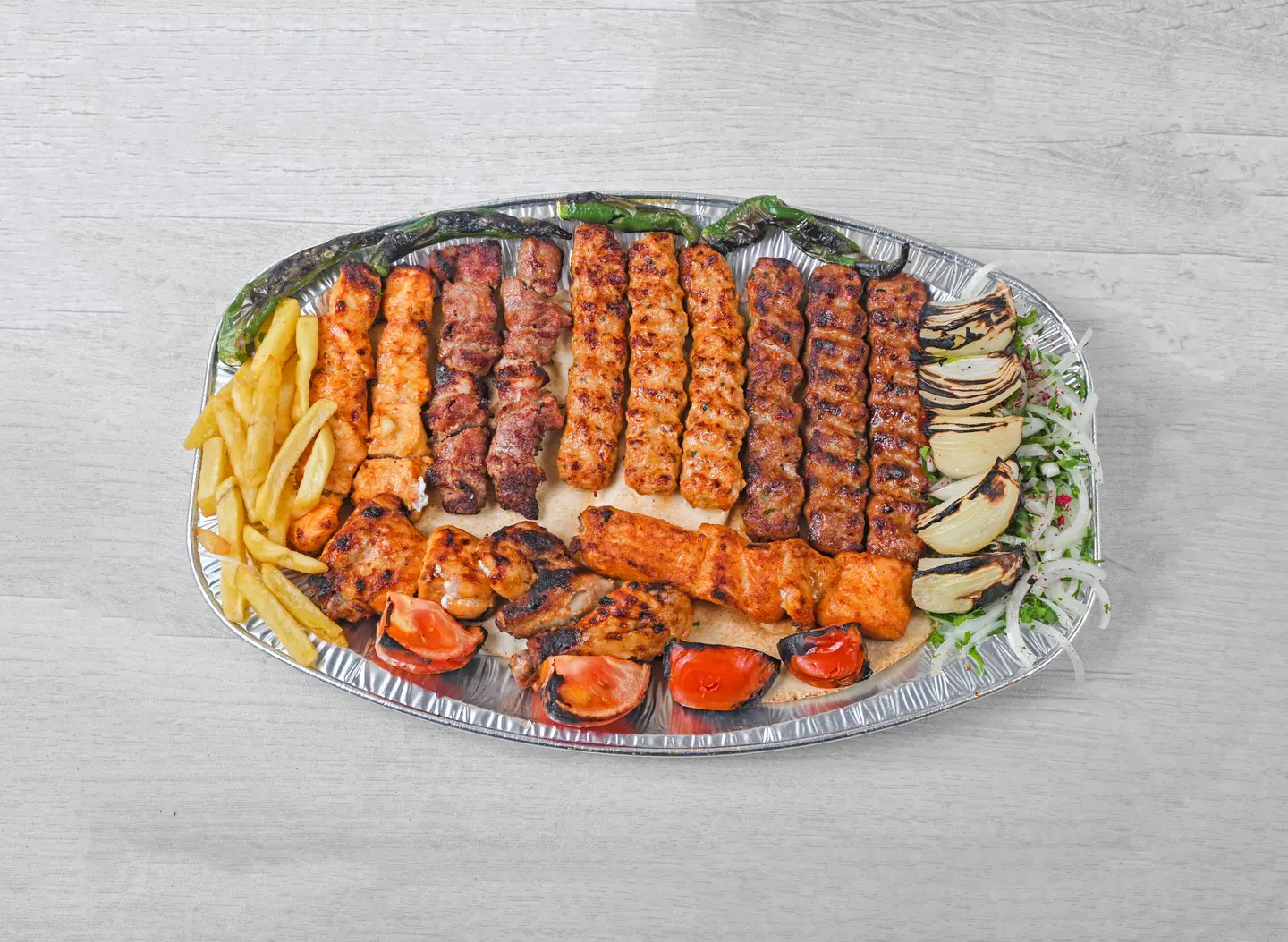 One Kilo Of Mixed Grilled Meat With Chicken