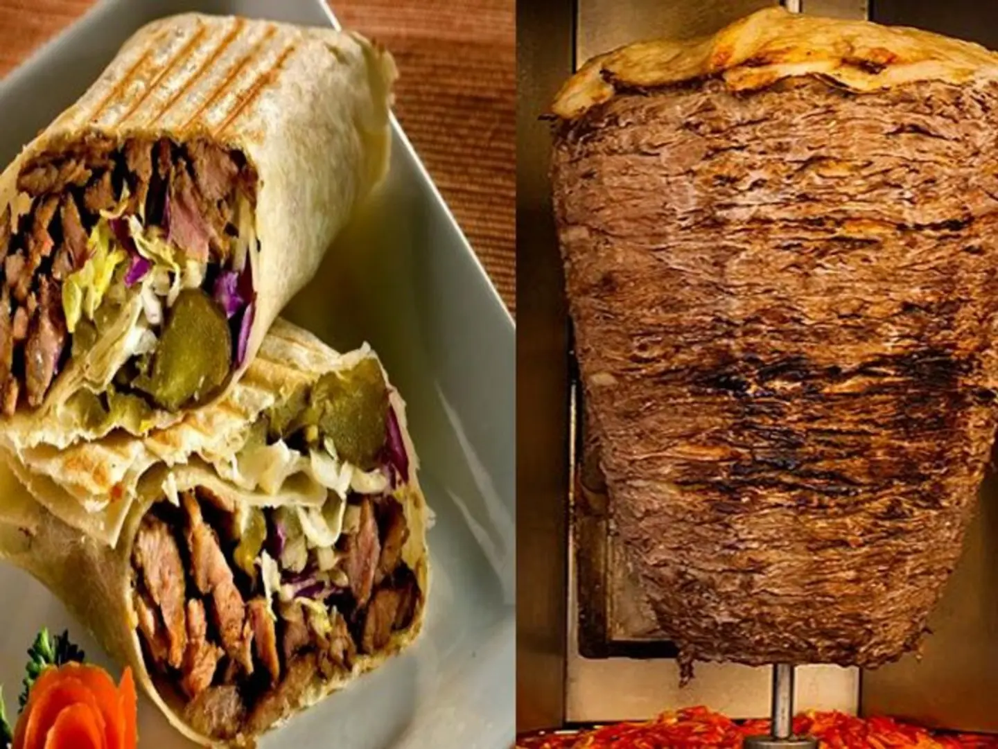 شاورما لحم عربي صغير