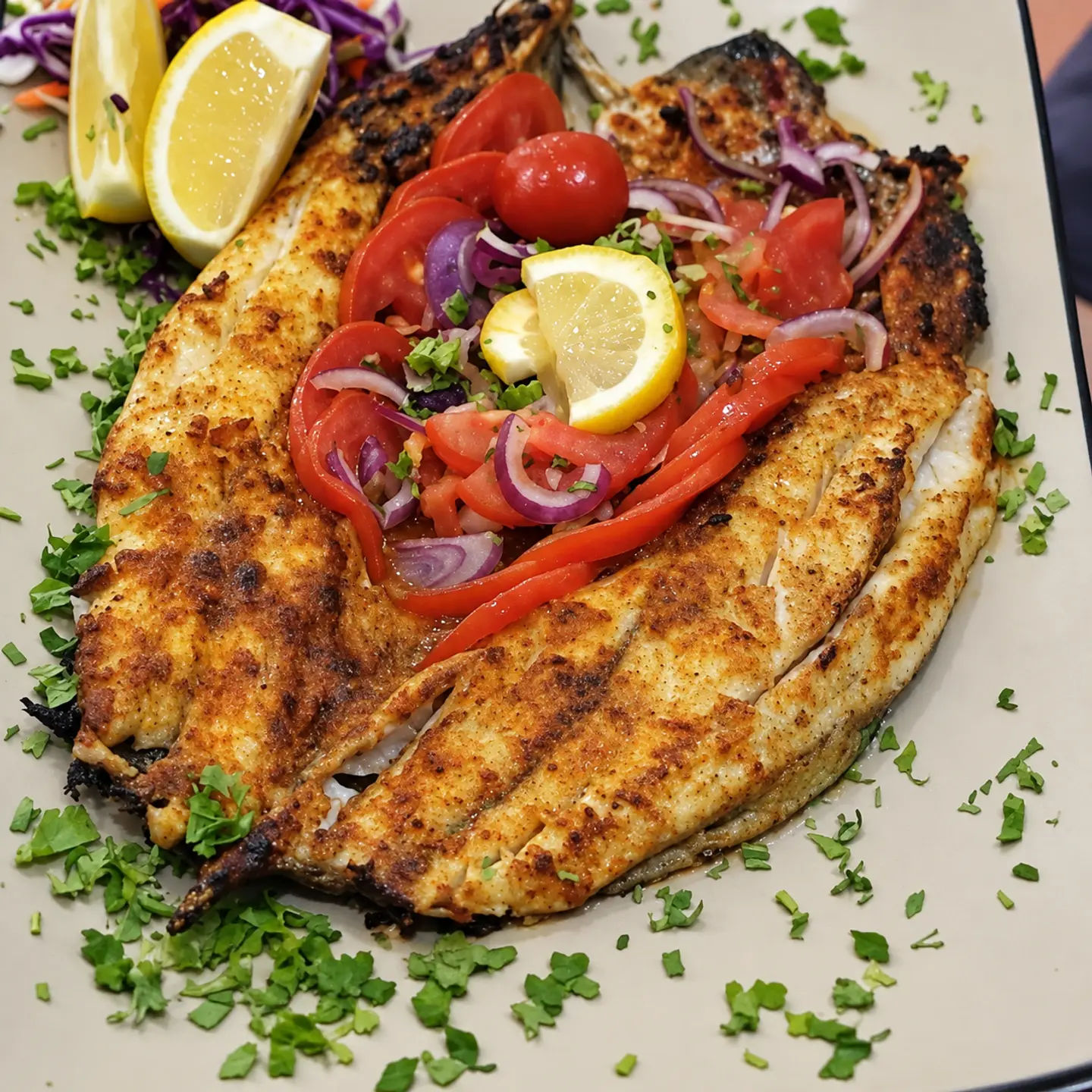 Grilled Sea Bream