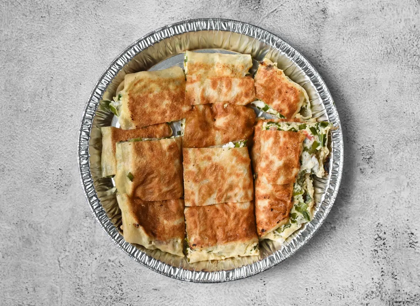 White Cheese Vegetables Mutabbak