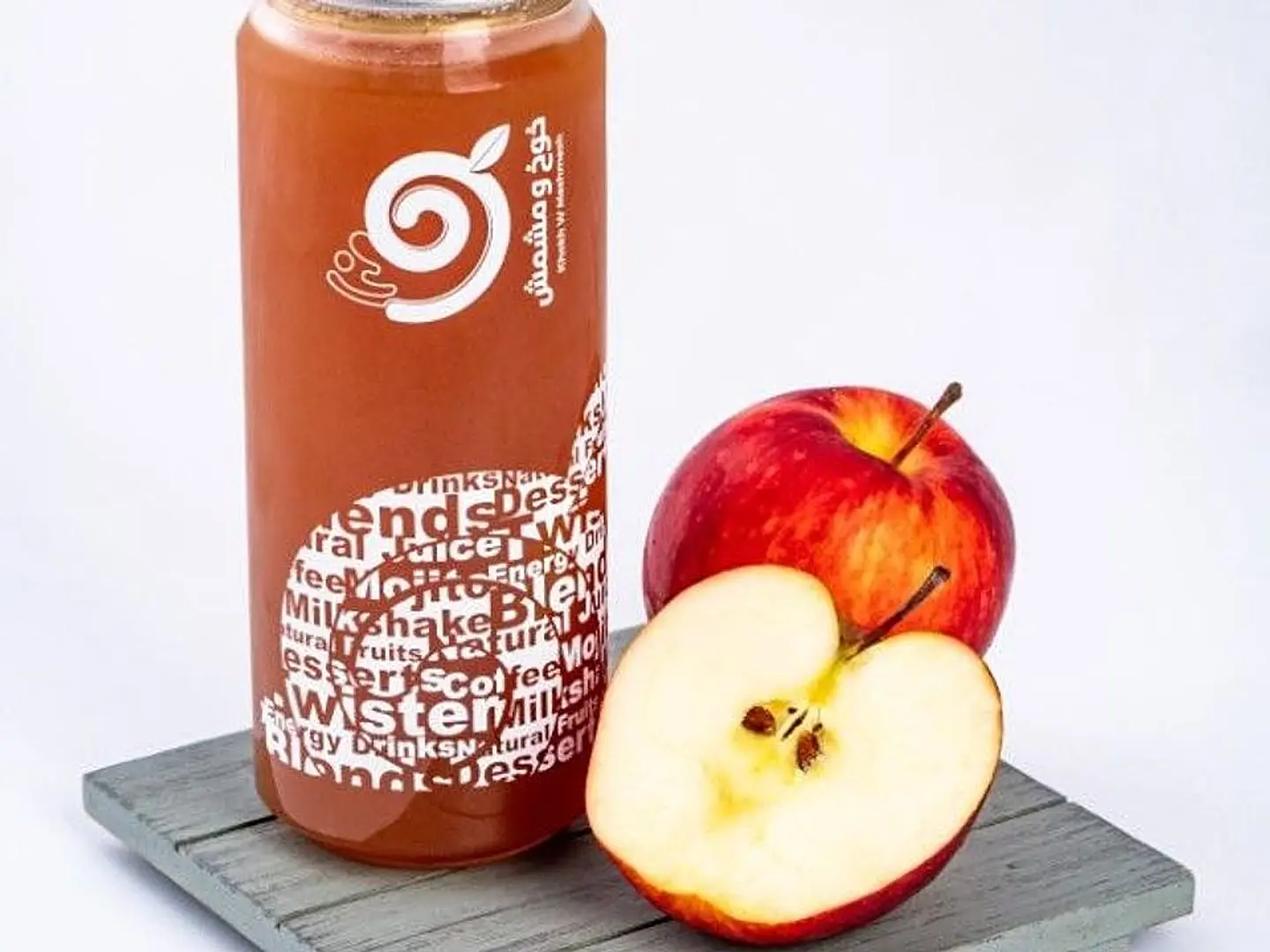 Fresh Red Apple Juice