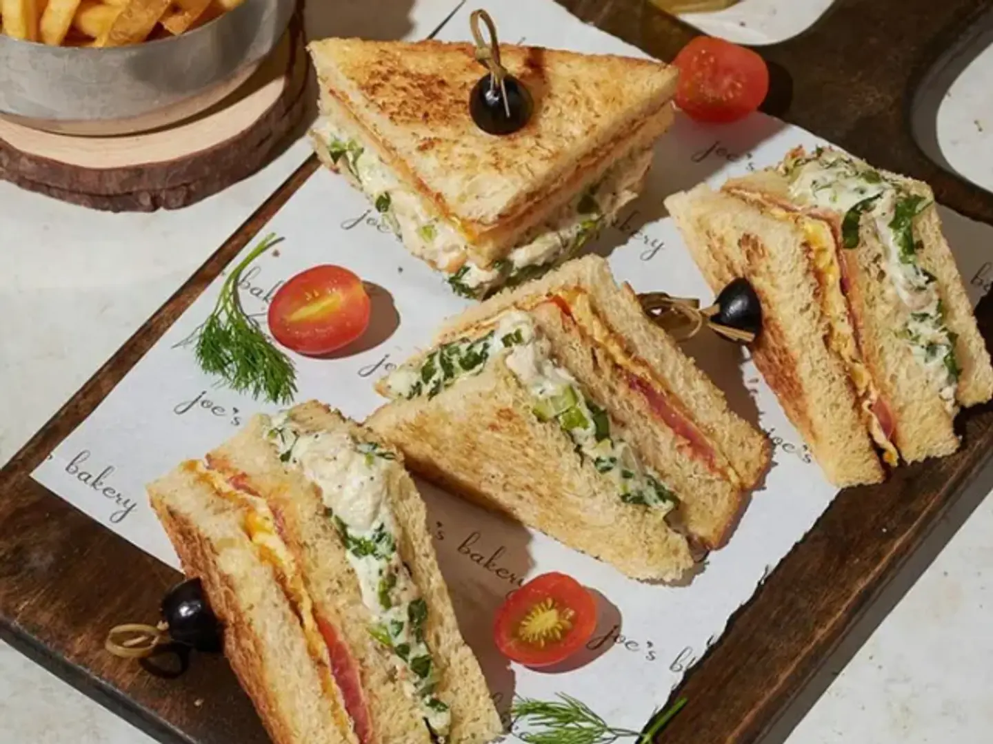 The Famous Chicken Club Sandwich