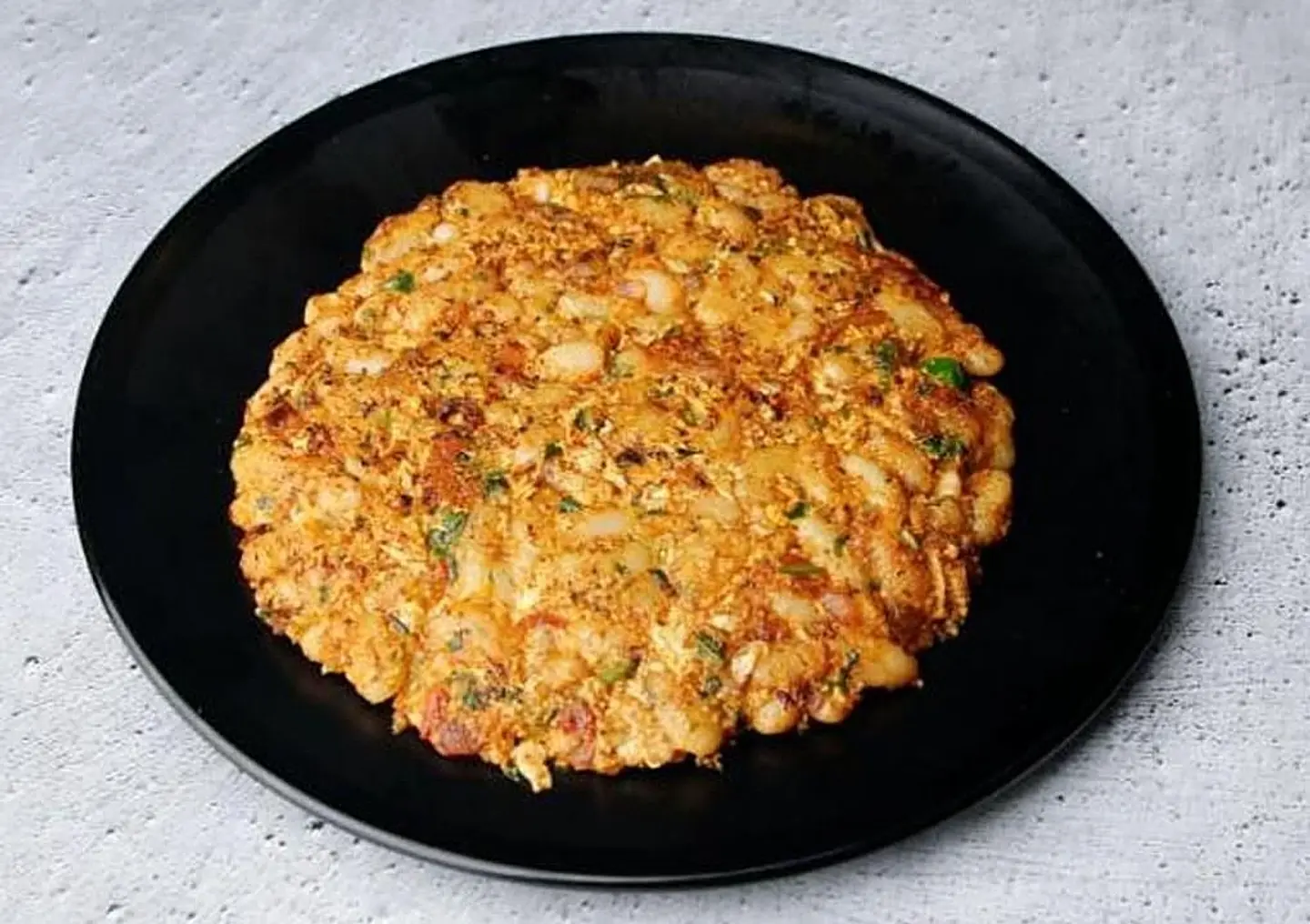 Plate Of Beans With Eggs