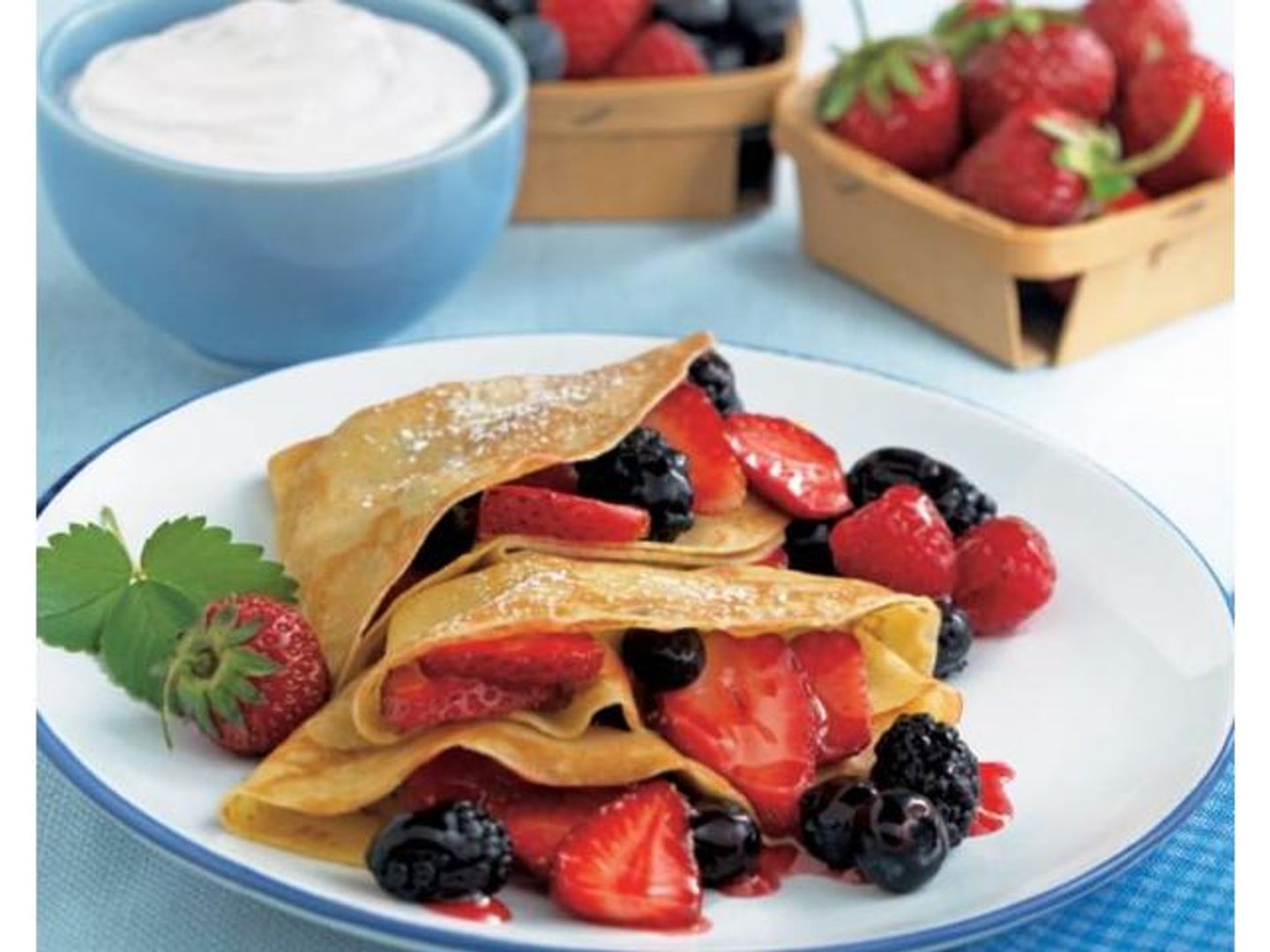 Mixed Fruit Crepe