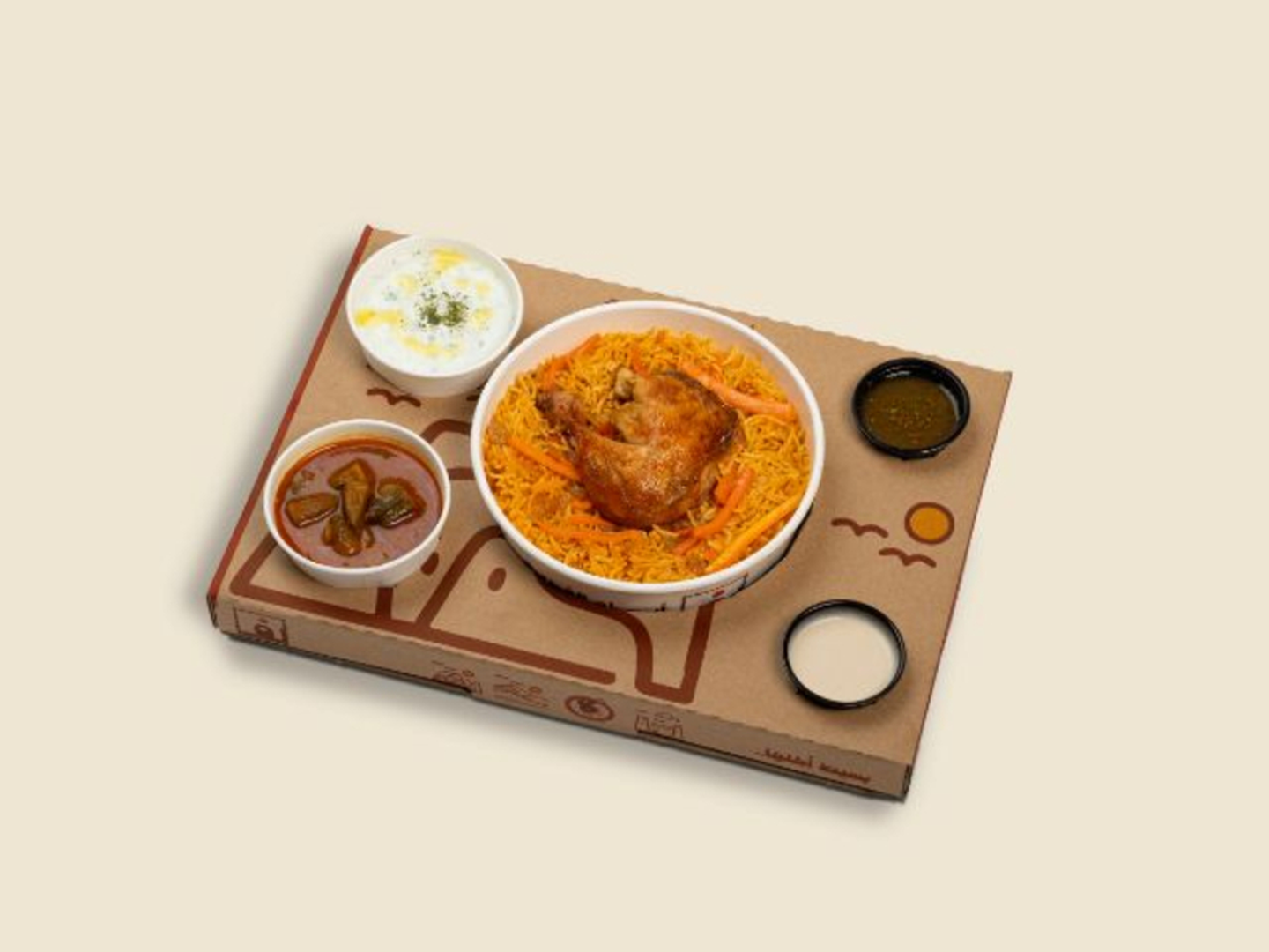 وجبة دجاج بخاري