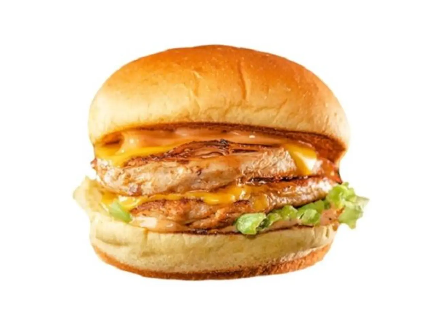 Grilled Chicken Burger With Cheese