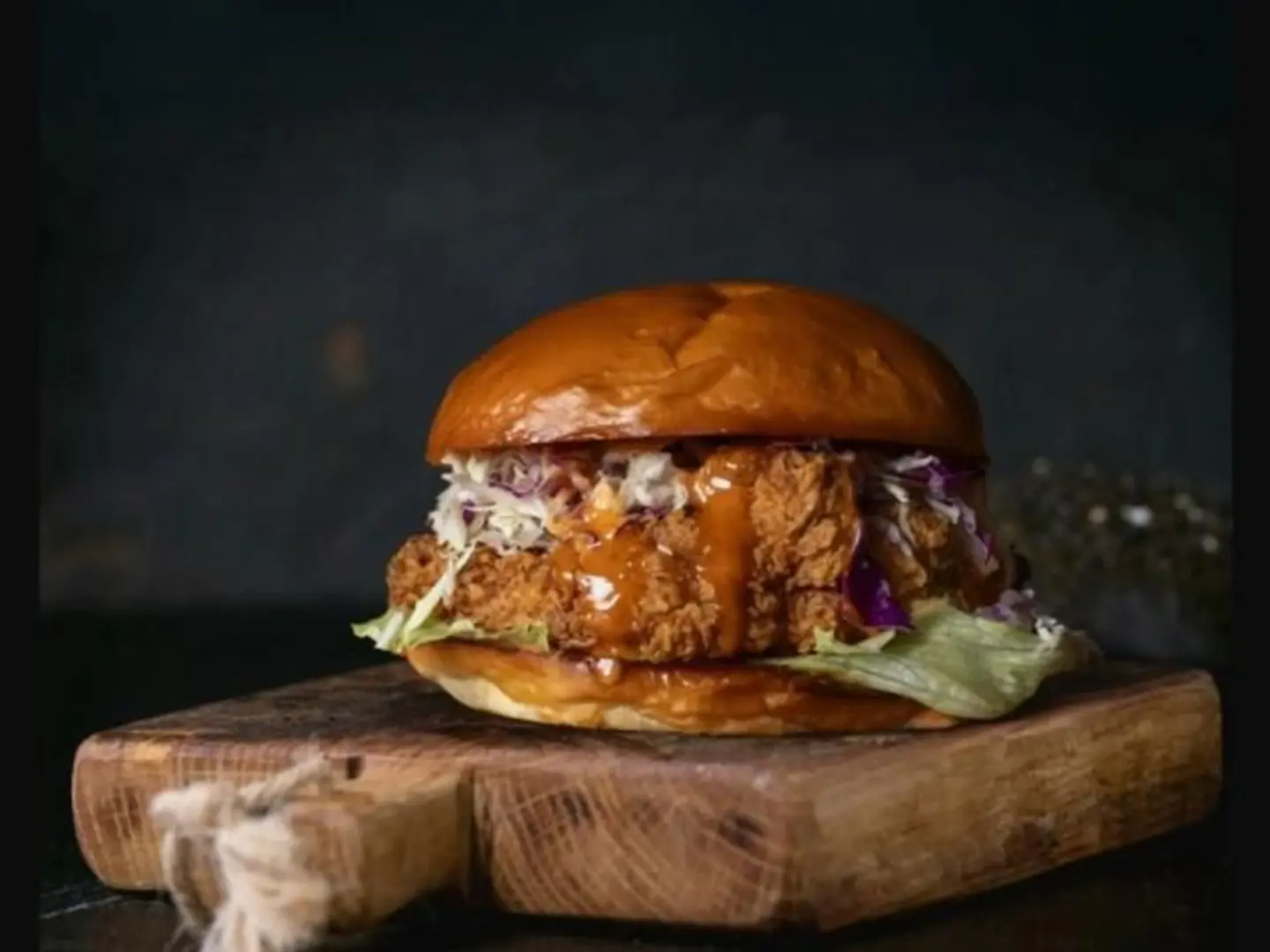 Maple Sriracha Chicken Burger