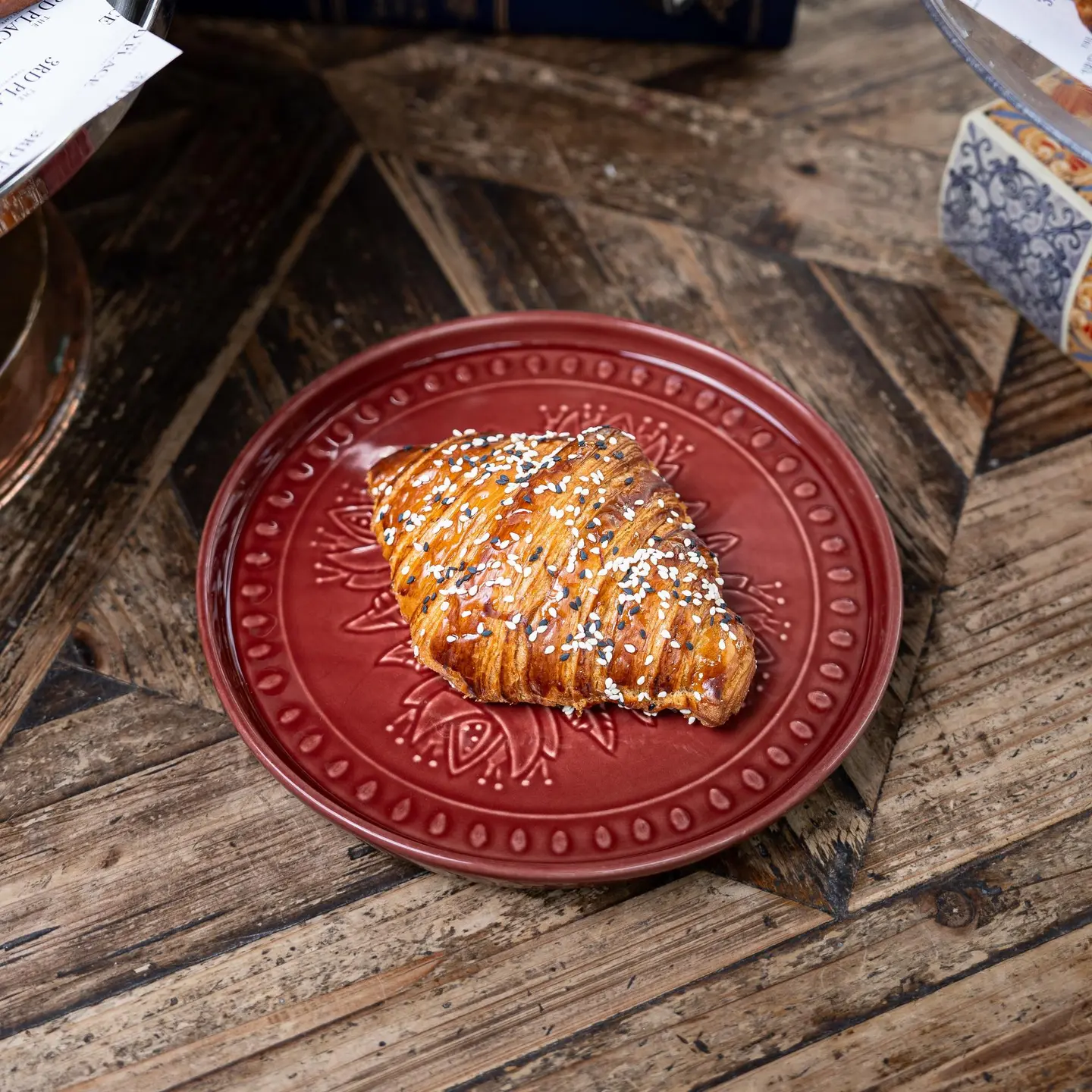 Fetta Cheese With Garlic Croissant