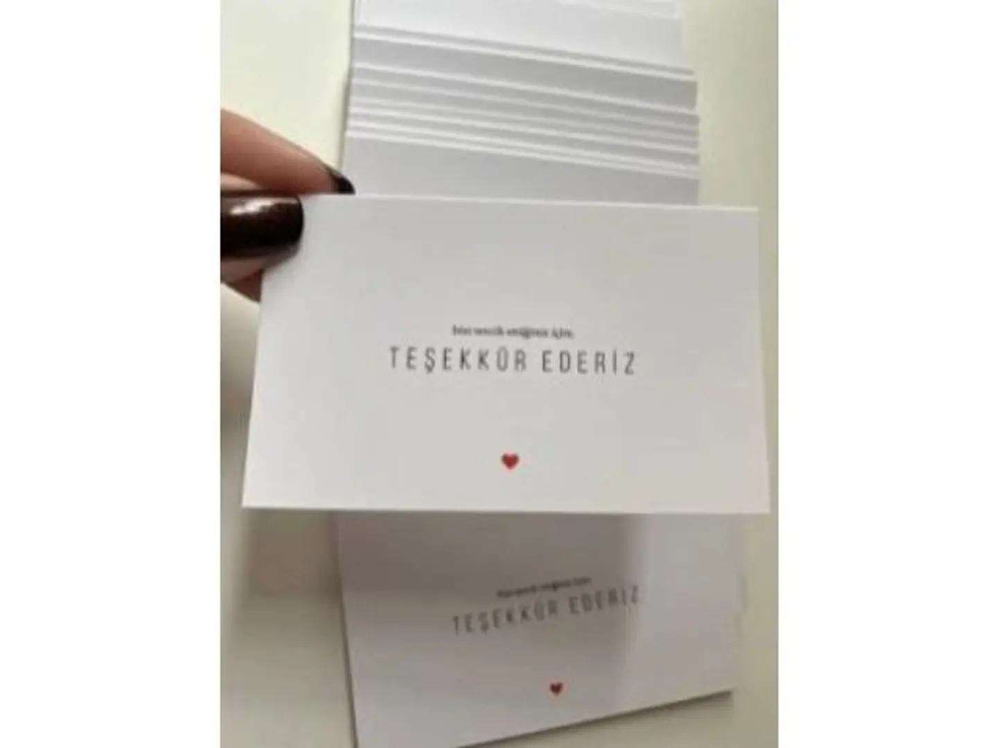 White Card Printing