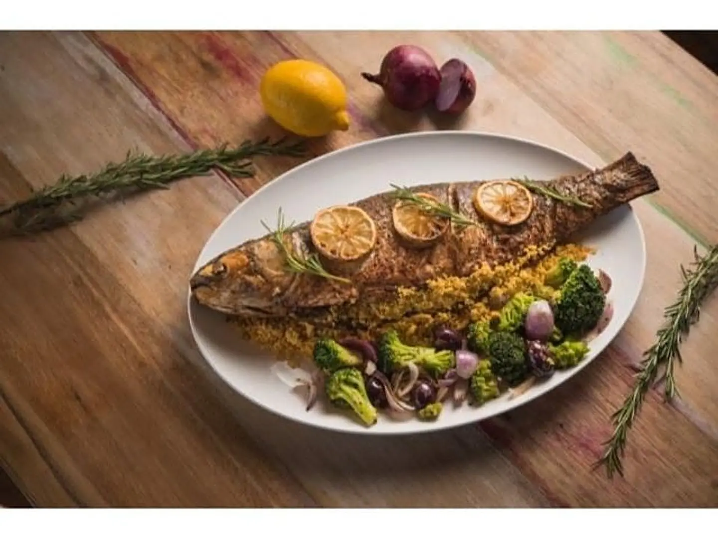 Fish Garlic And Green Onions