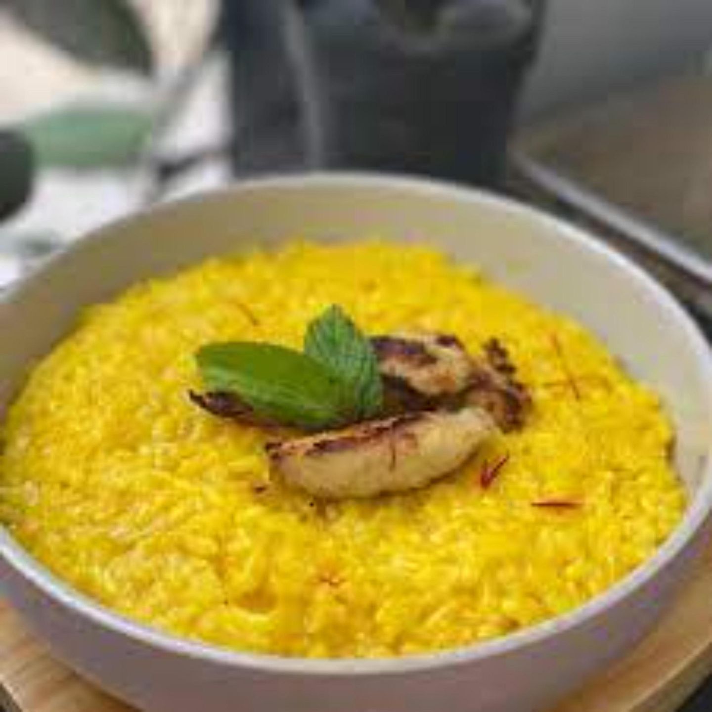 Saffron Chicken Risotto