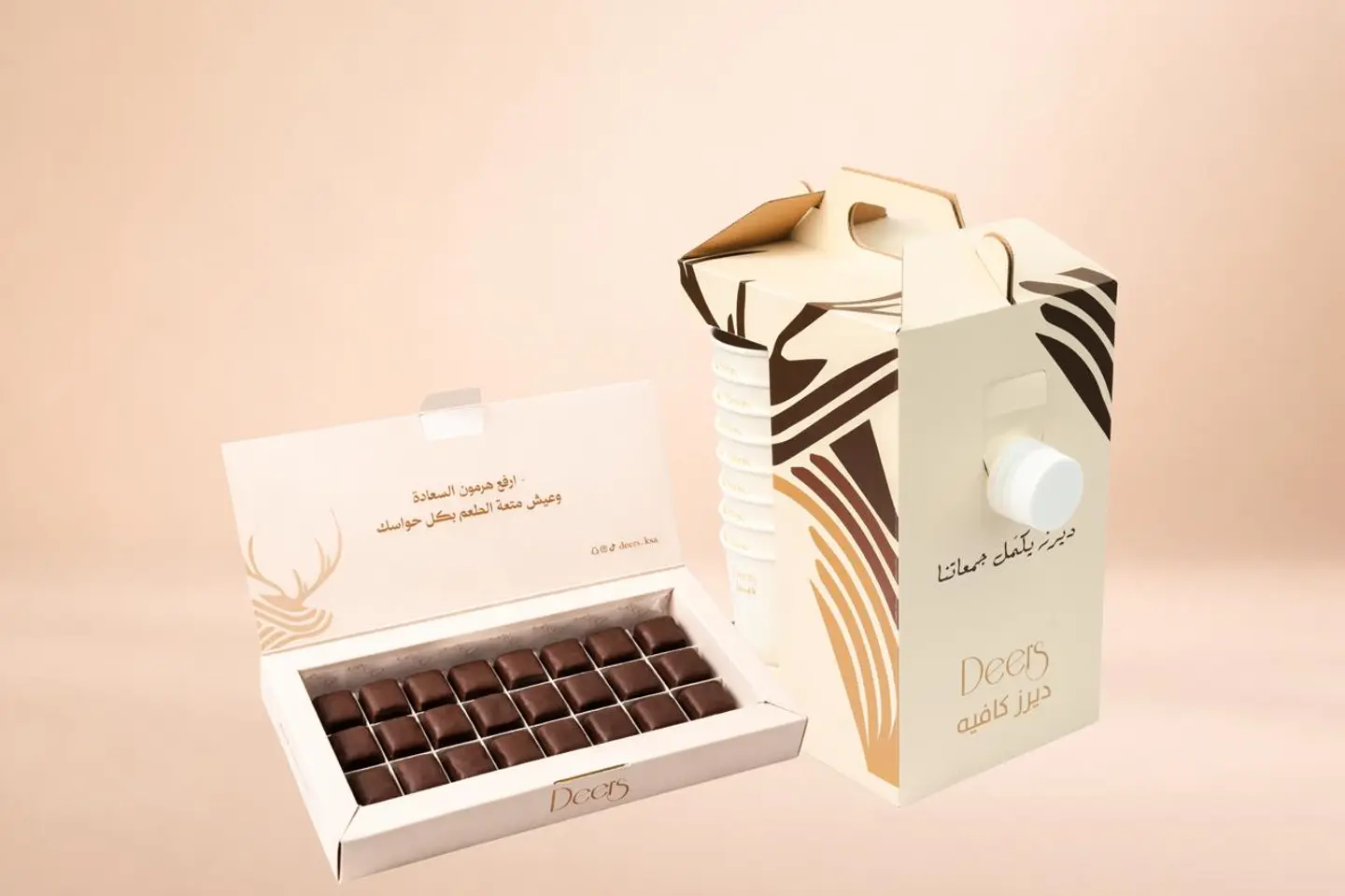 قهوة اليوم مع بوكس براونيز الجمعات