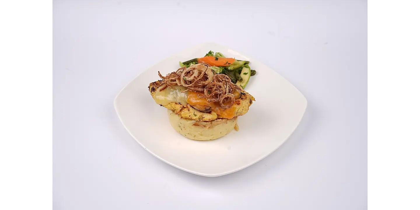 Grilled Chicken With Herb Mashed Potatoes