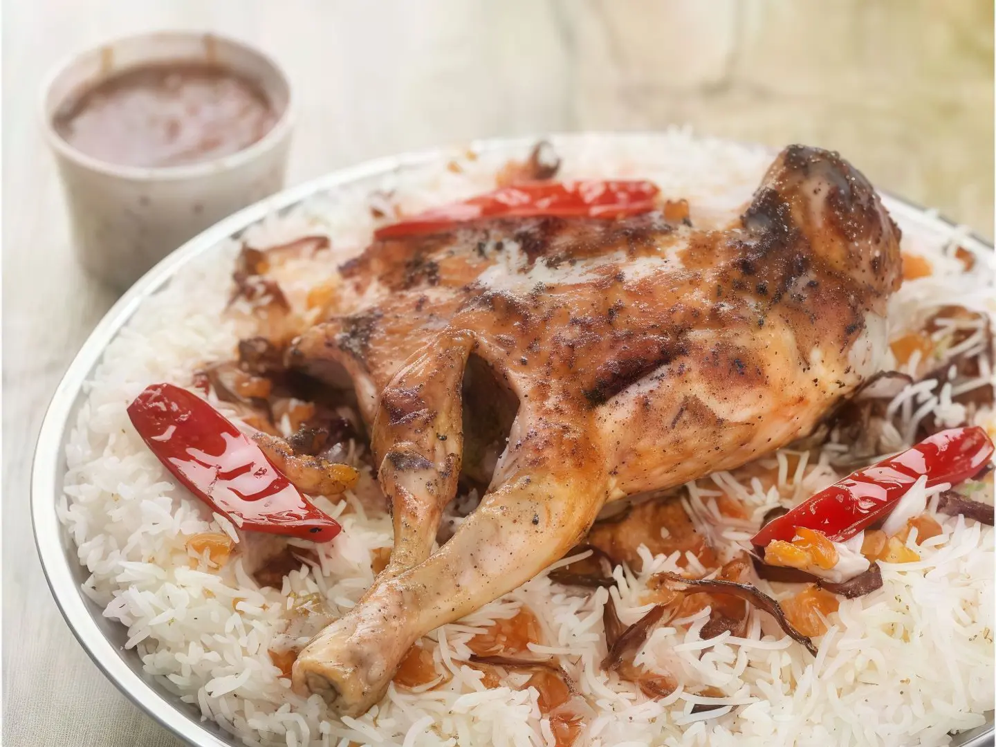 نصف دجاج مظبي