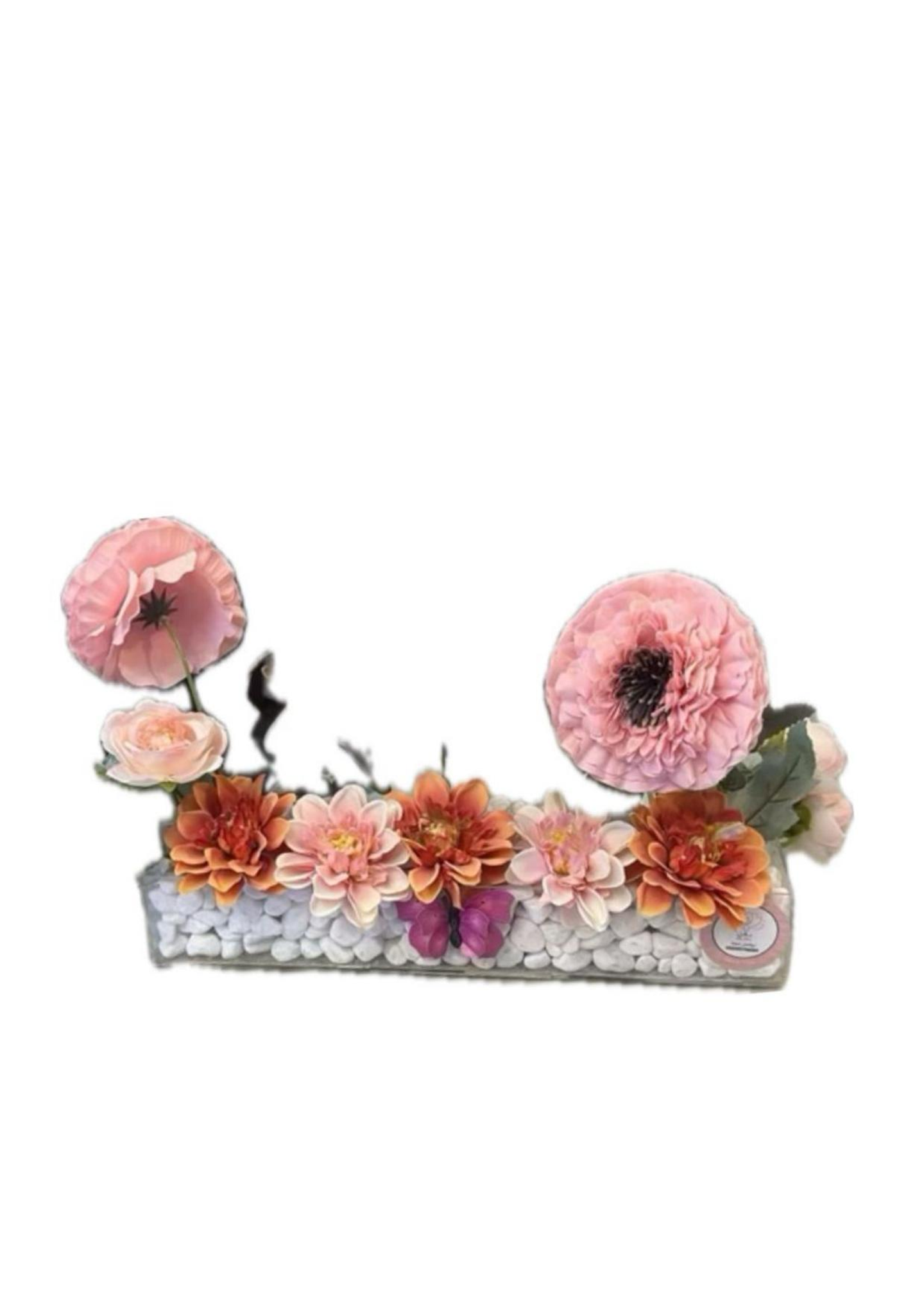 أكرلك صناعي الوردي