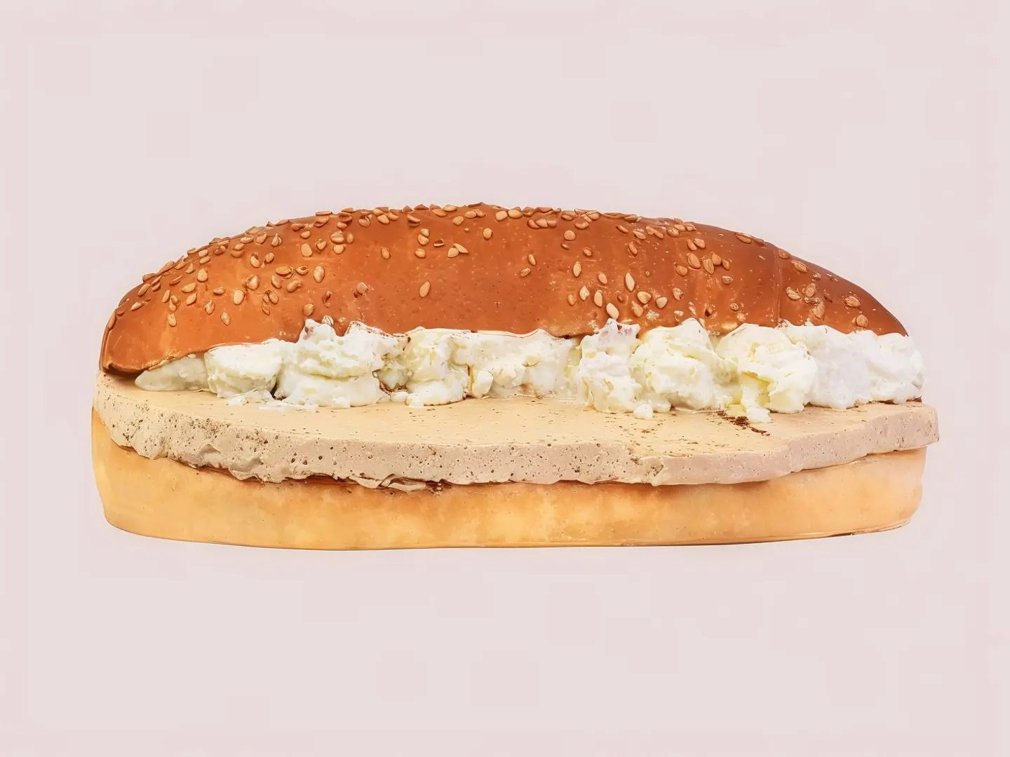 Halawa With Cream And Chocolate