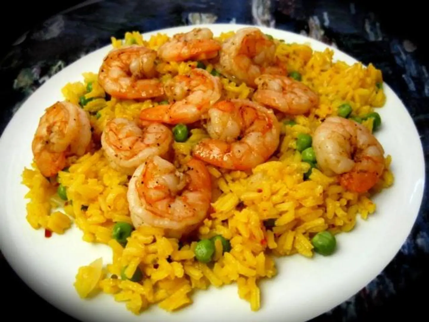 Curry Rice With Shrimp