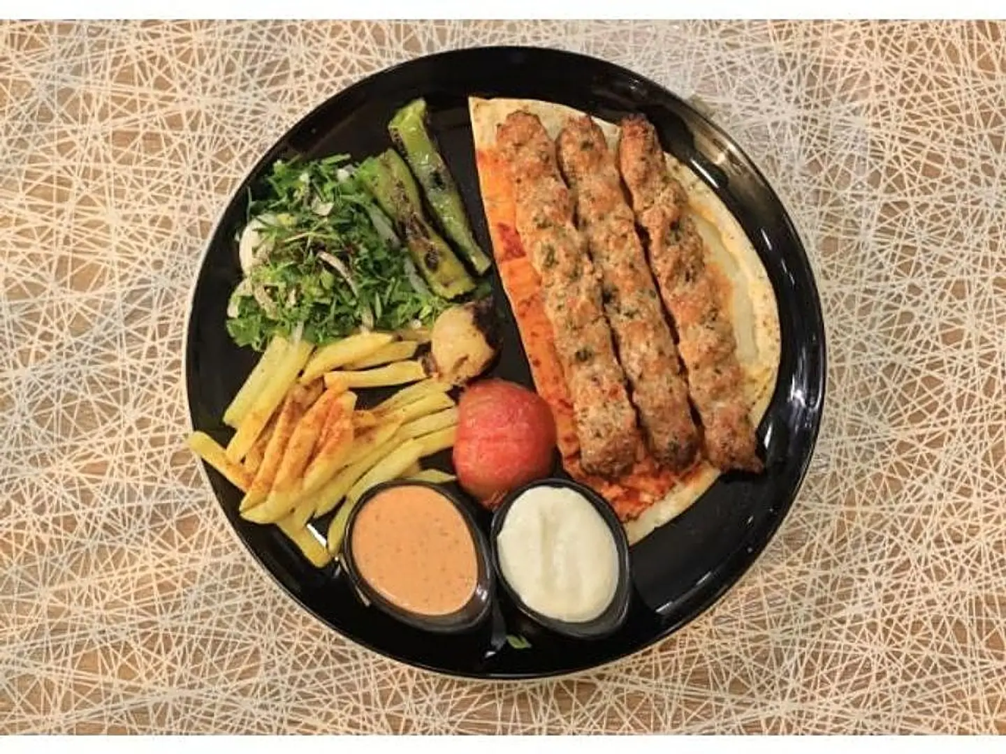 Turkish Kebab Chicken Afghani Meal