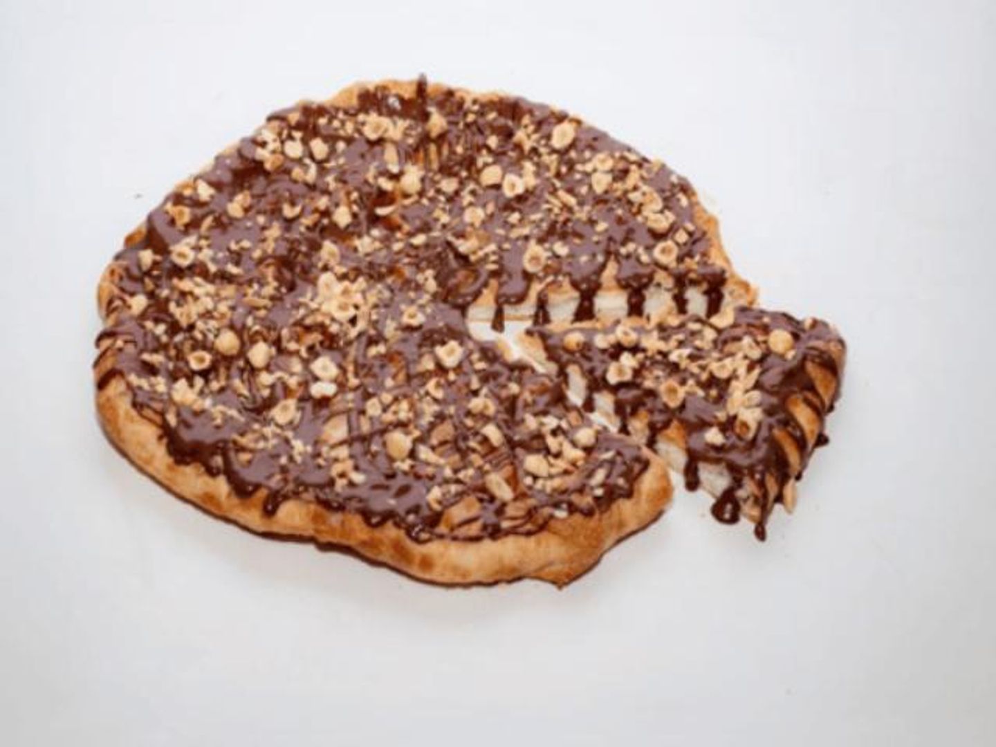 فطيرة نوتيلا وسط