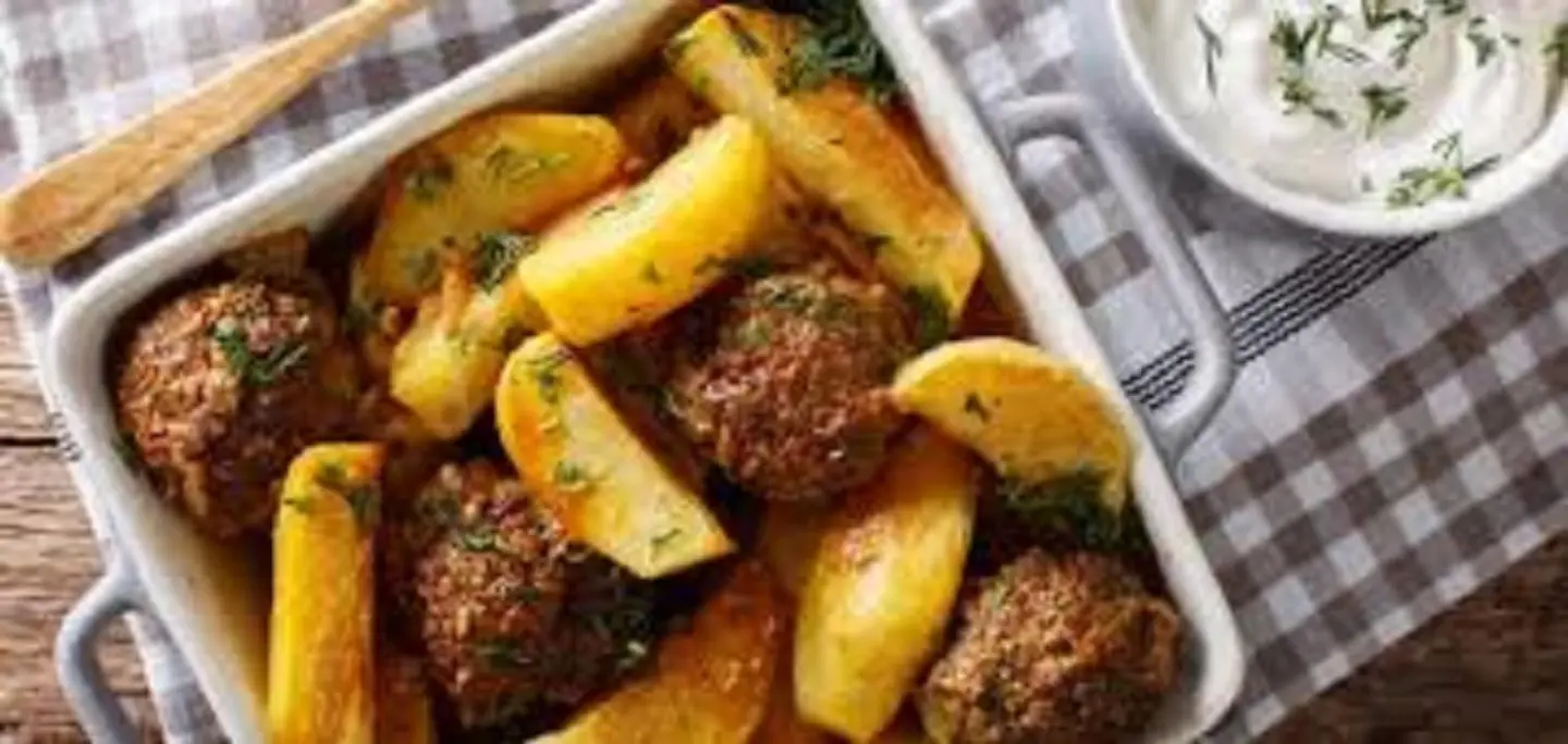 Kofta With Potatoes