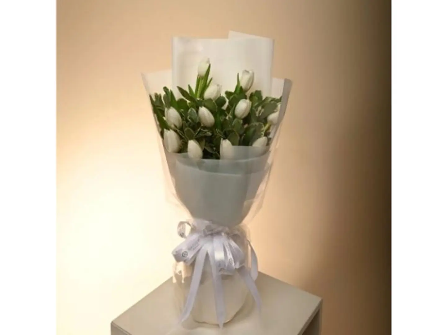 Bouquet Of White Purity Roses