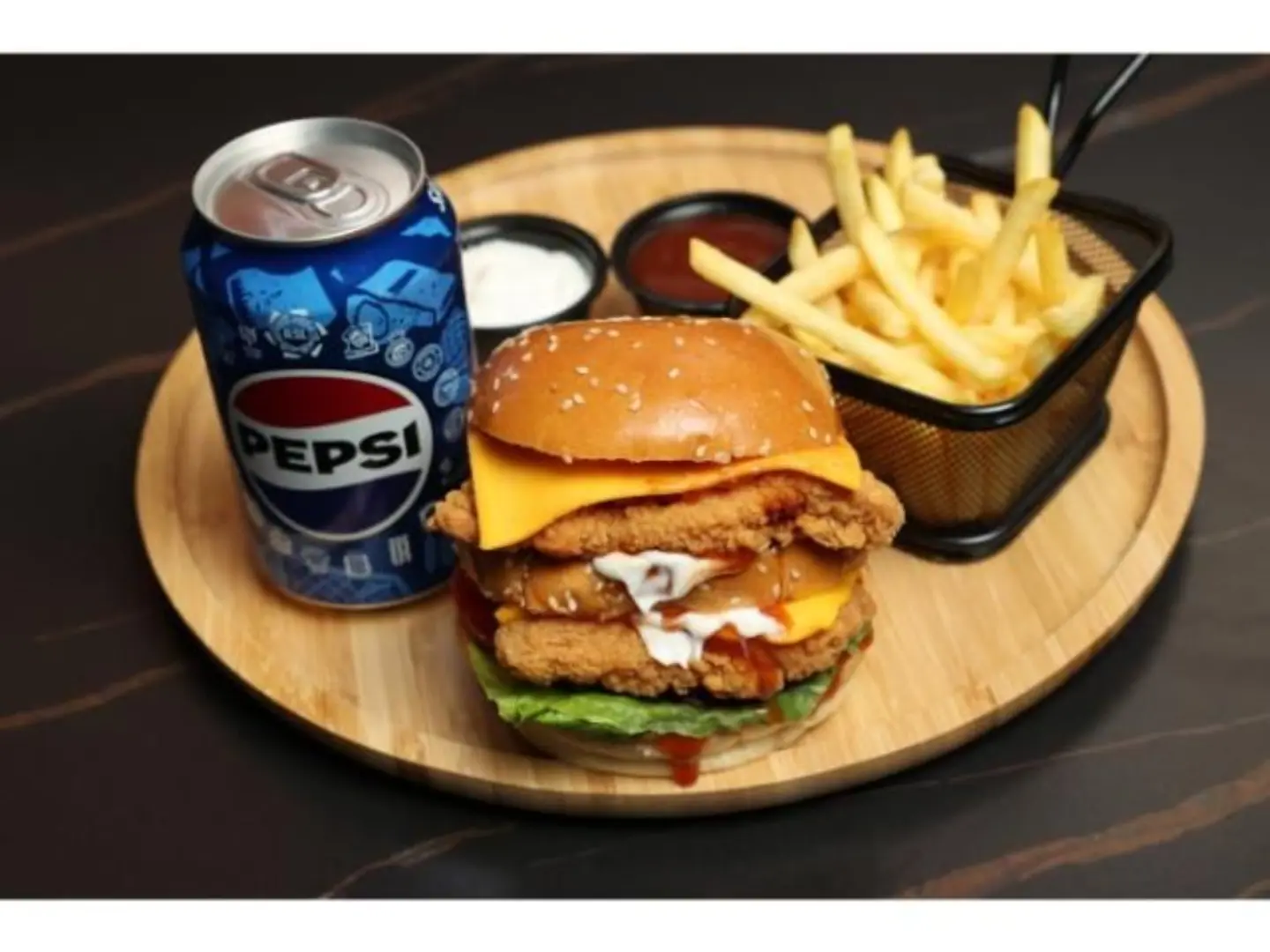 Double Zinger Burger Meal