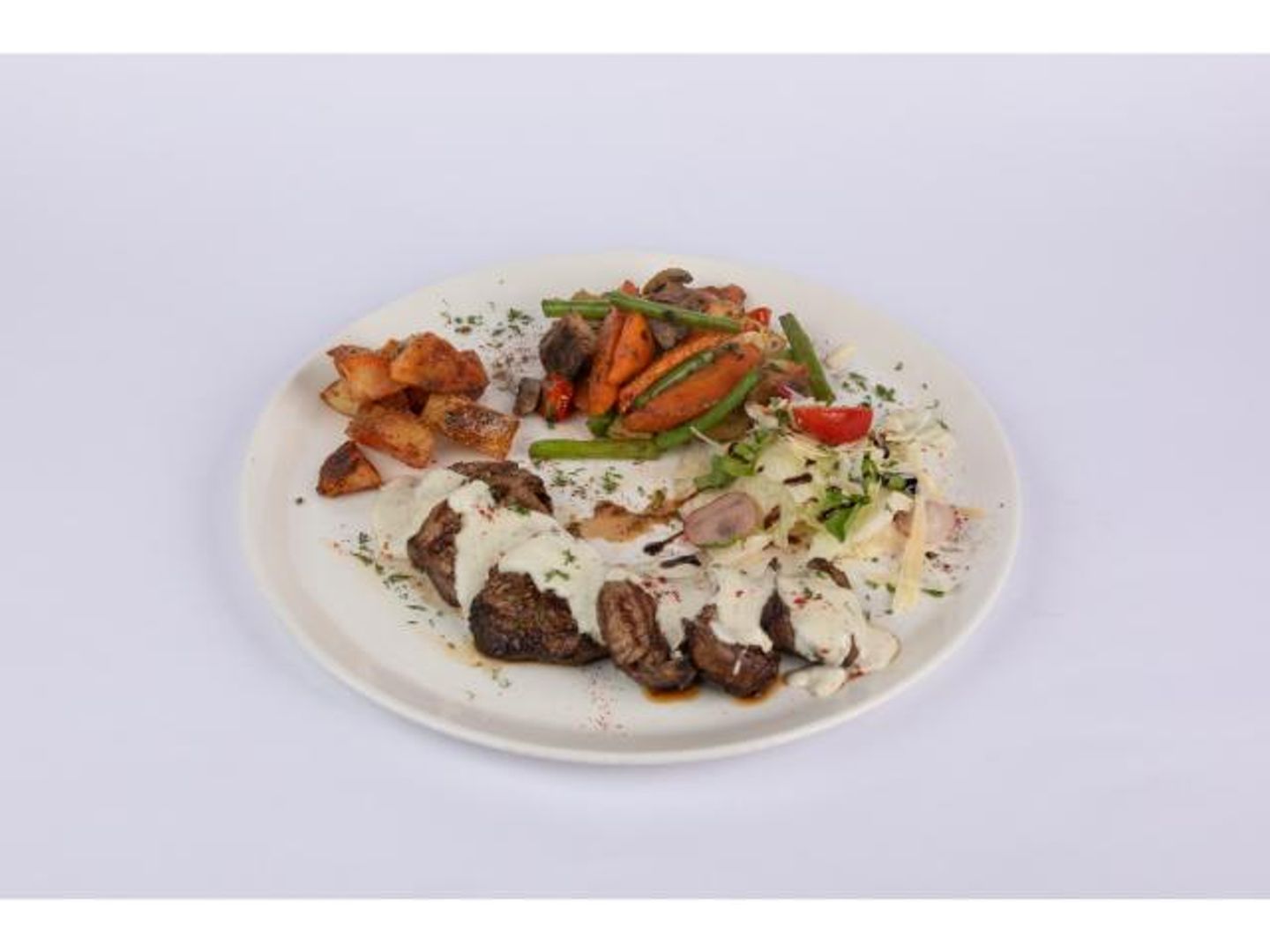 Filet With Italian Cheese Cream