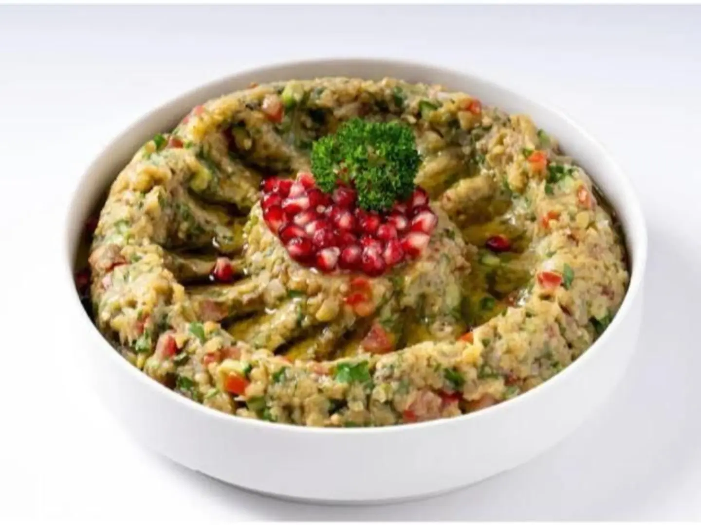 Local Baba Ghanoush Dish