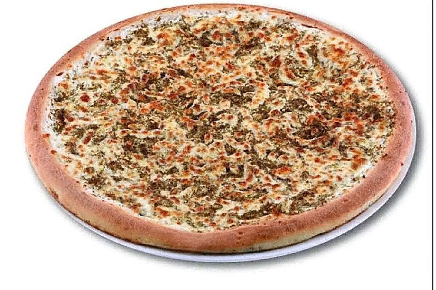 بيتزا لبنه مع جبنة وزعتر