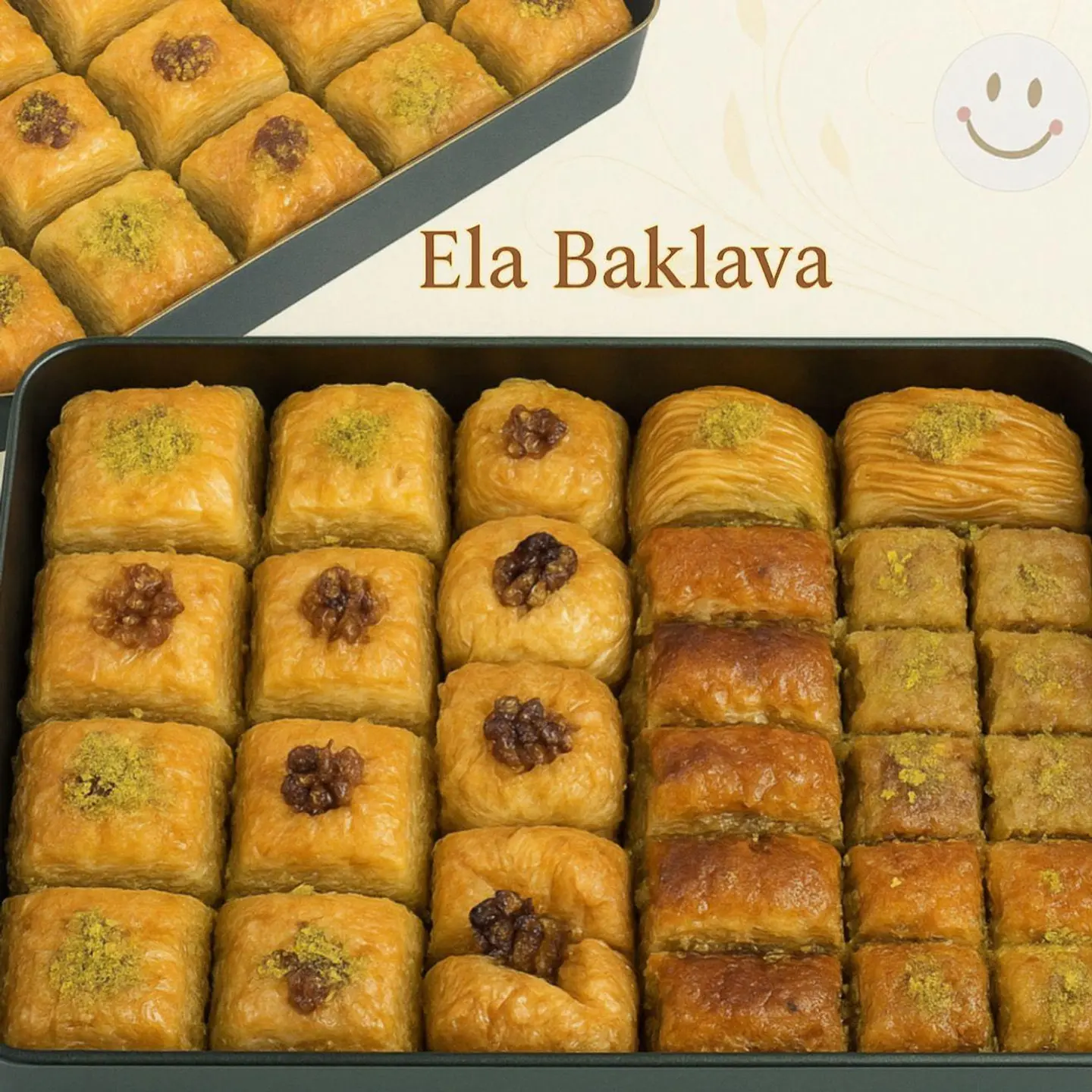 بوكس بقلاوة تركية كبير