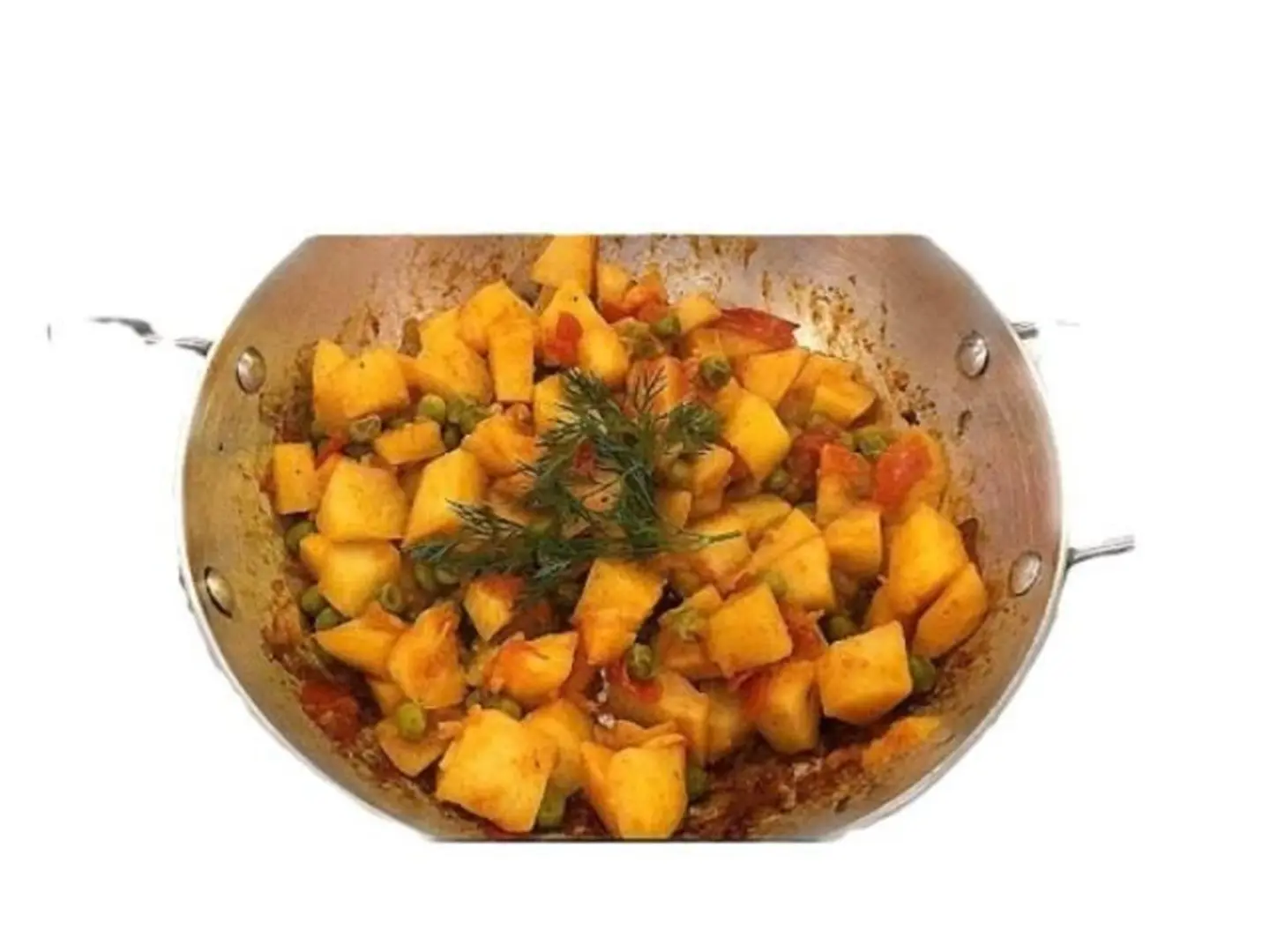 Potato Hamsa With Halloumi