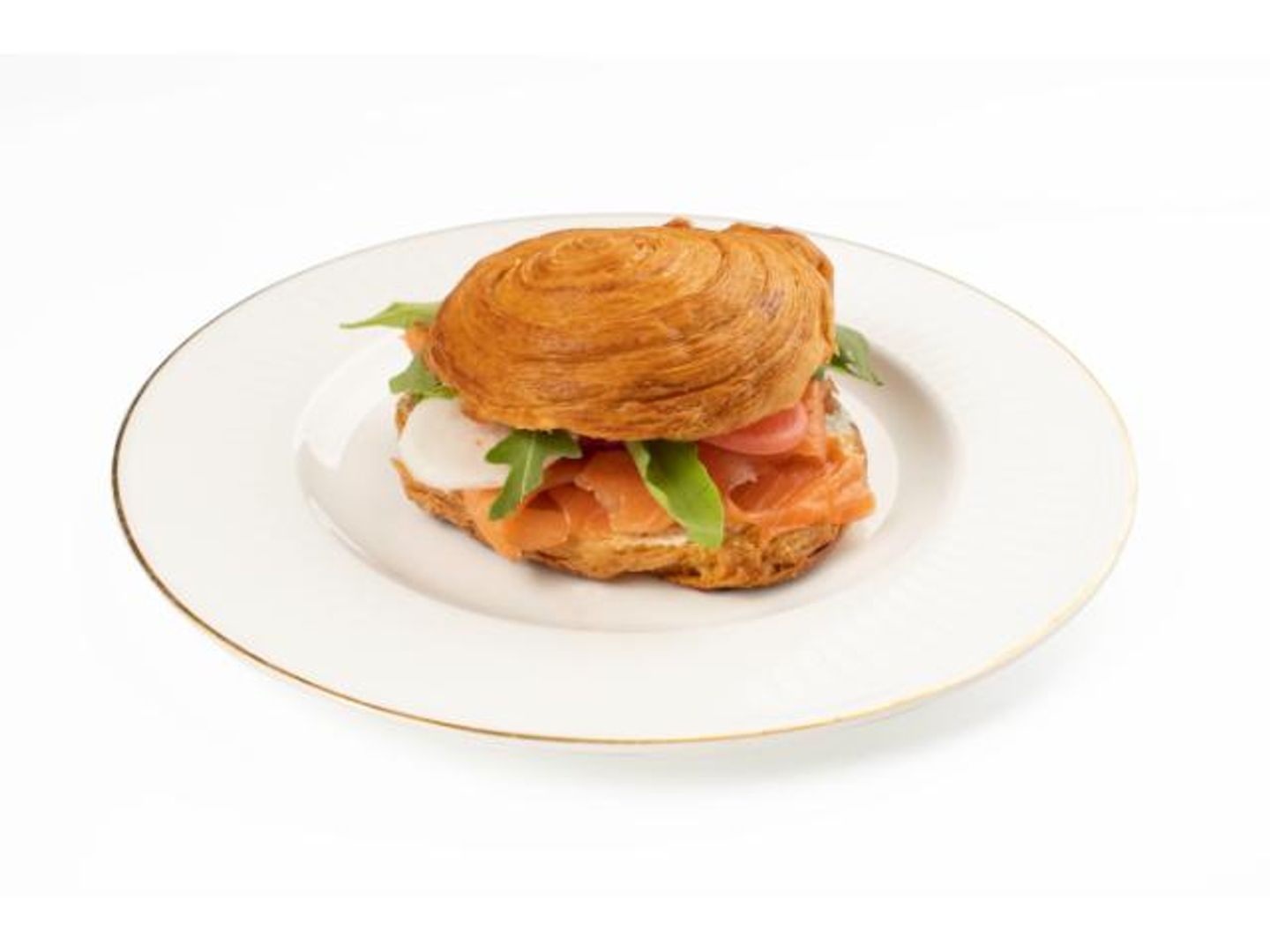 Cheese And Smoked Salmon Puff Pastry Rolls
