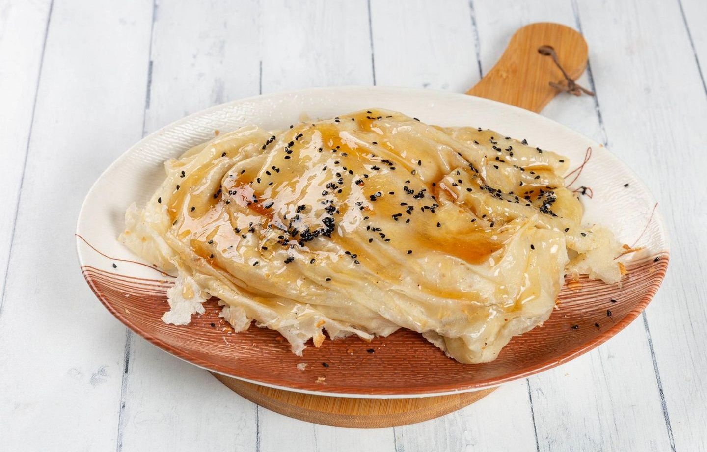 خبز رطب بالسمن والعسل