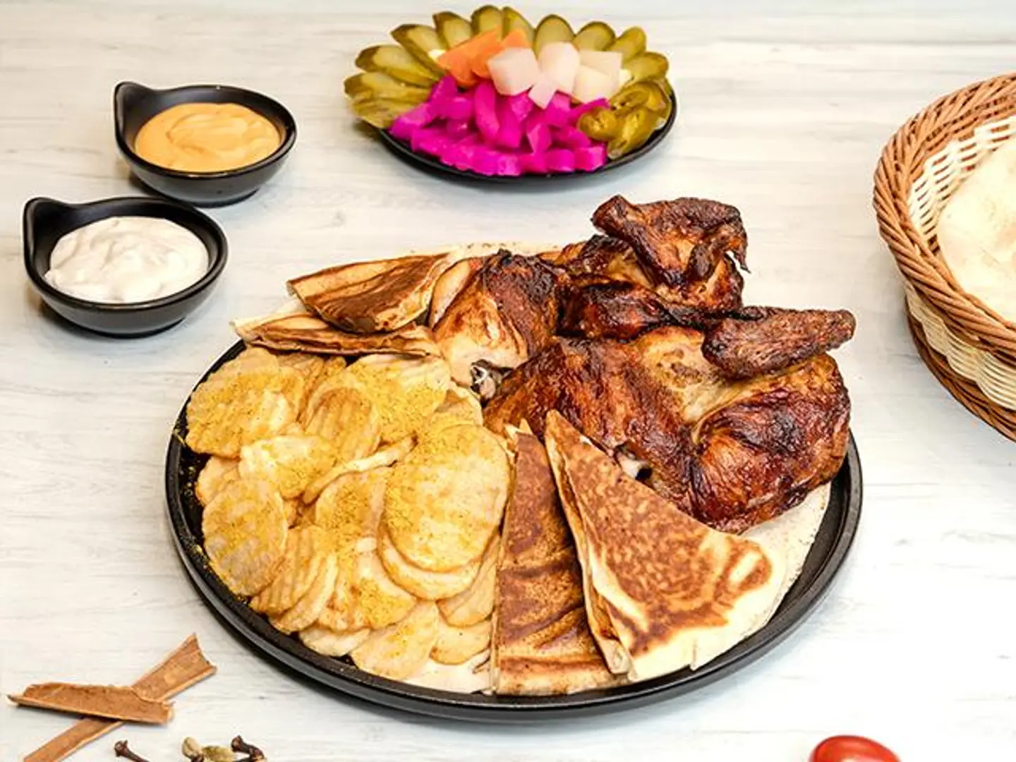 Grilled Chicken With Potatoes