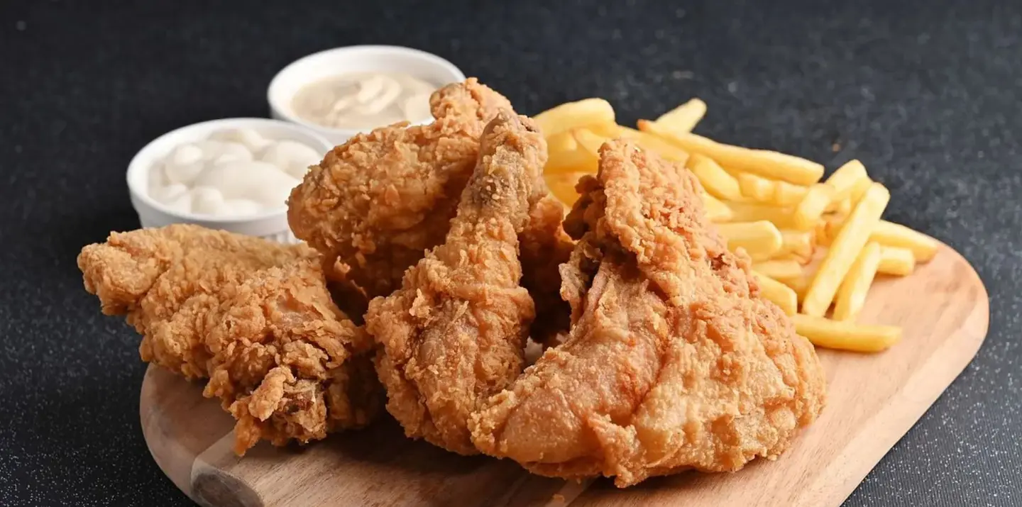 Spicy Broasted Chicken With Spices