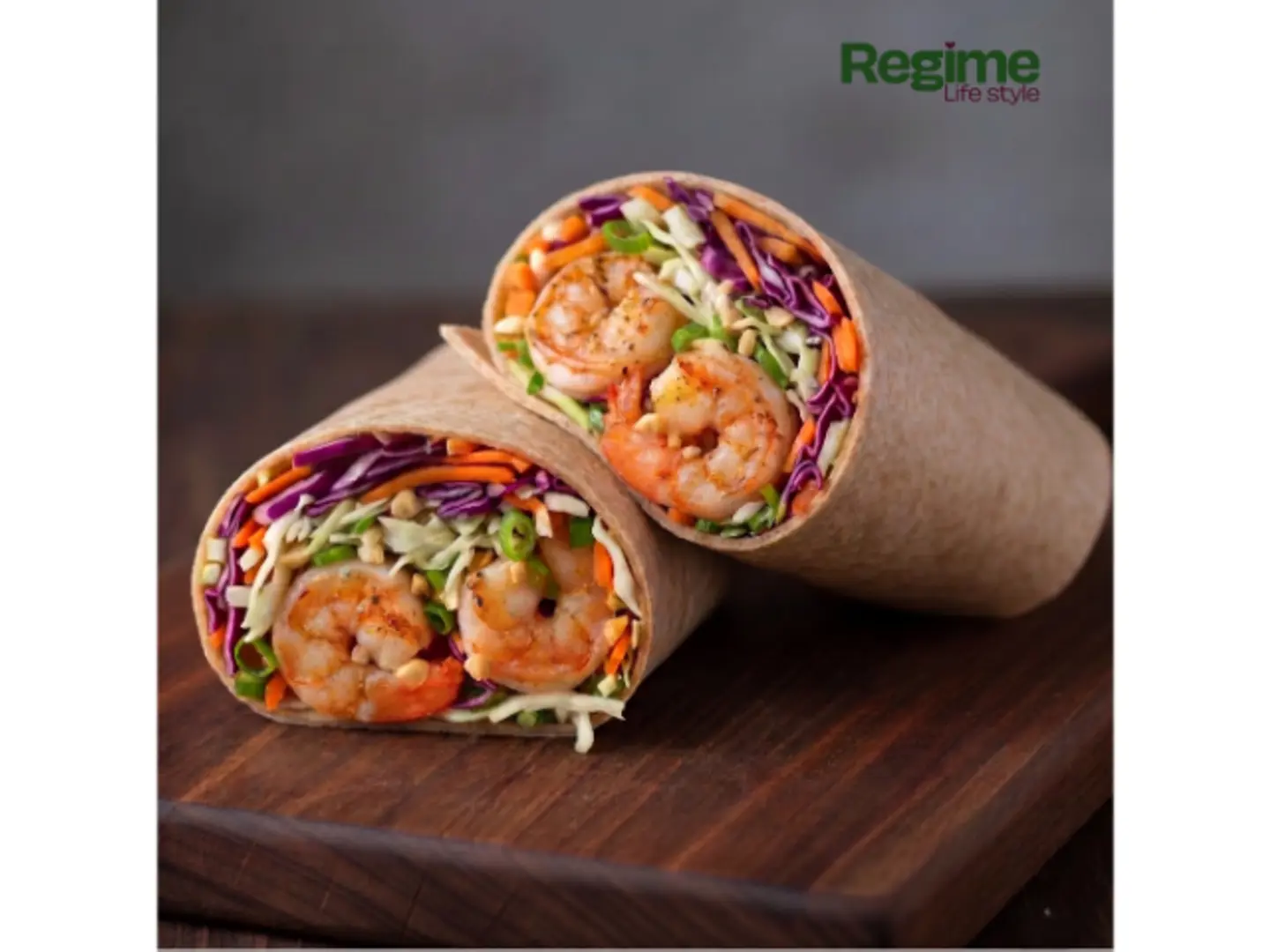Shrimp Wrap With Peanut Sauce