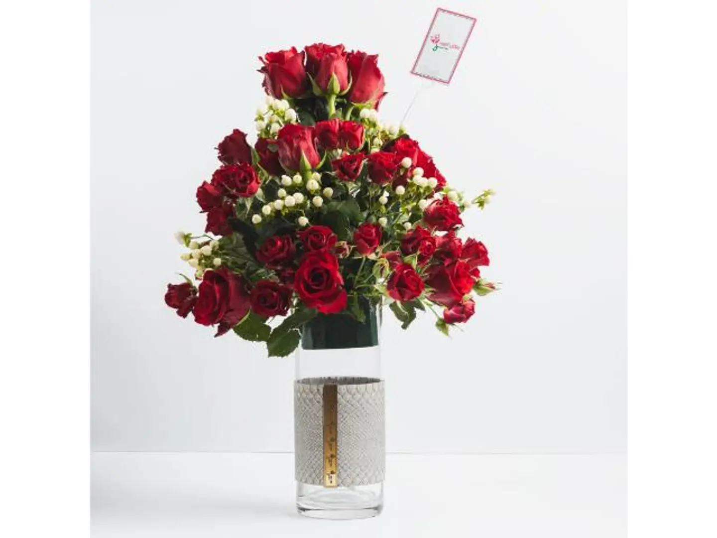 Red Rose Vase
