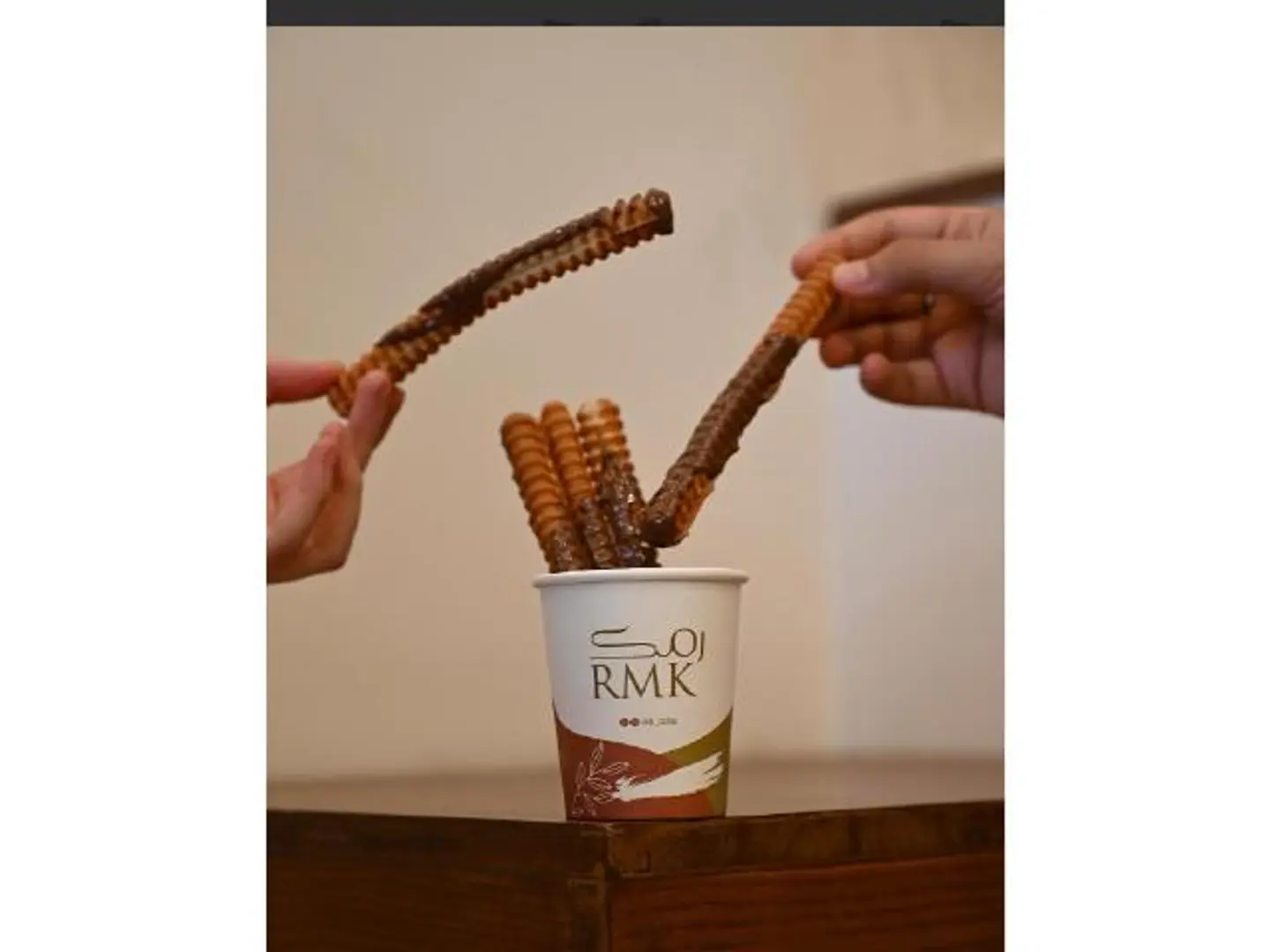 Waffle Sticks With Belgian Chocolate