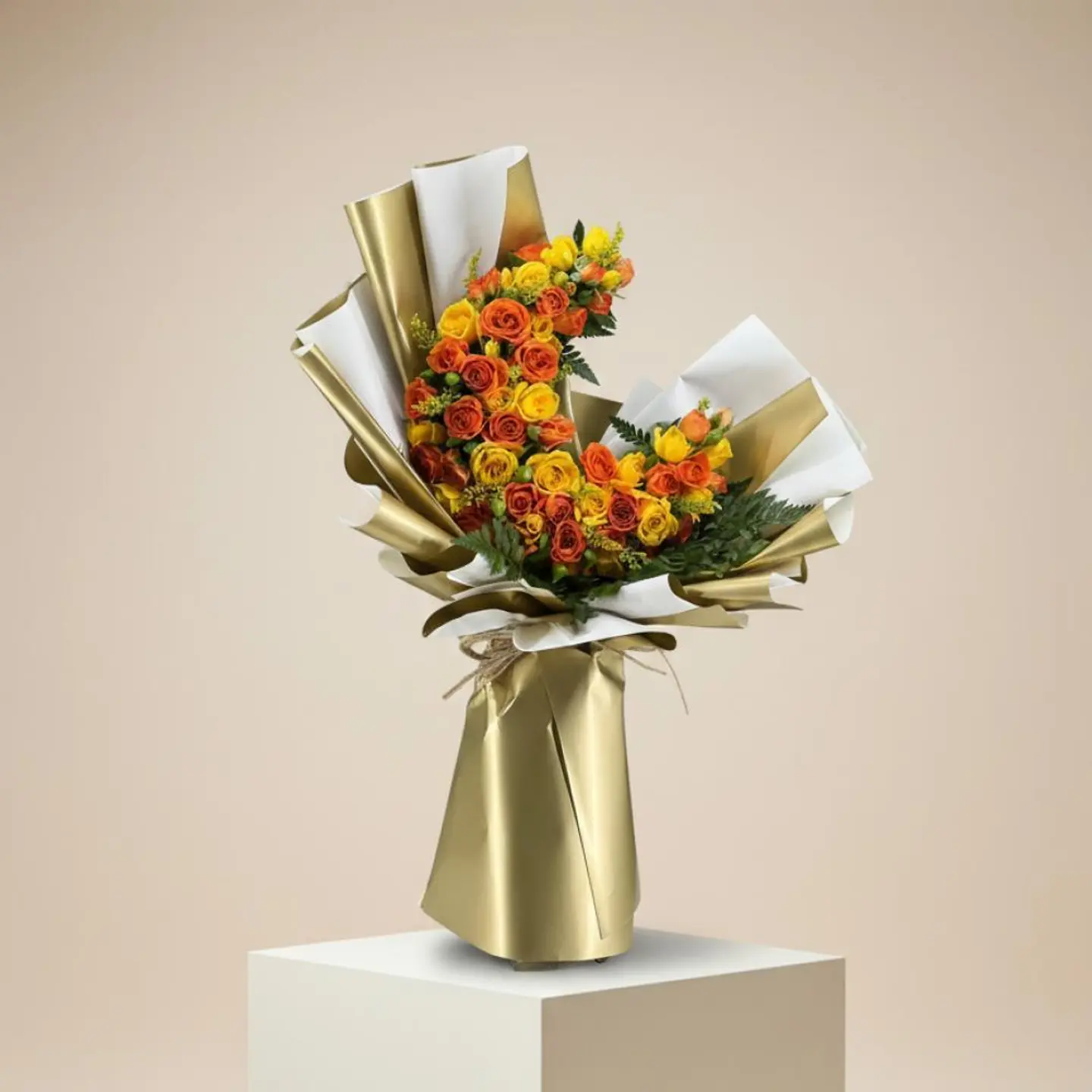 Golden Crescent Bouquet