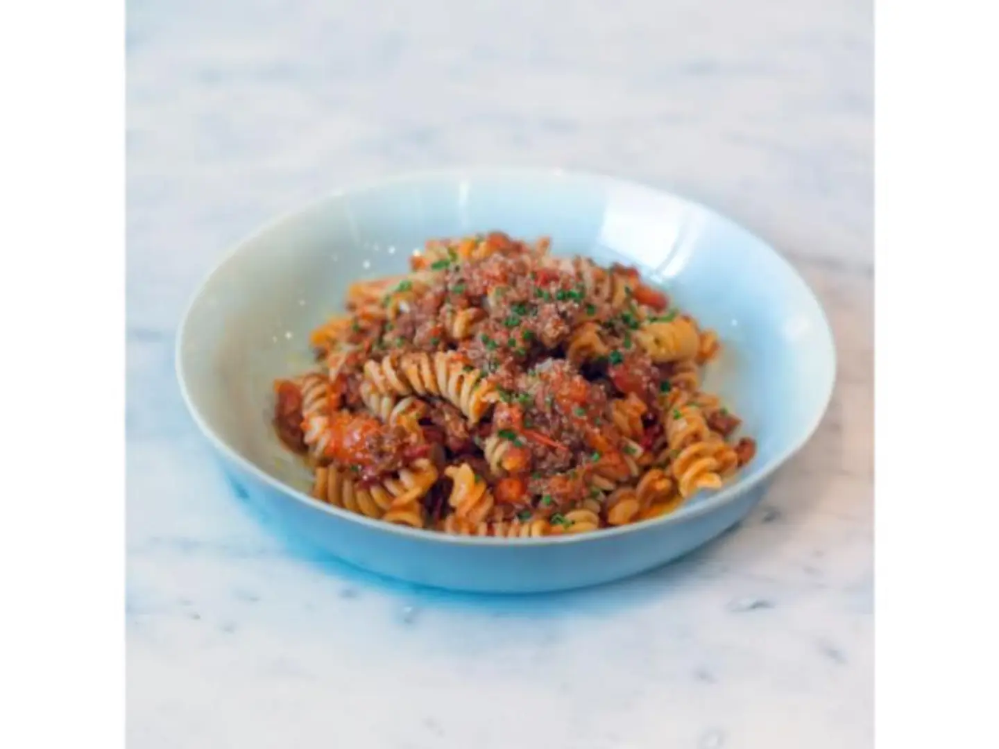 Spicy Fusilli Bolognese
